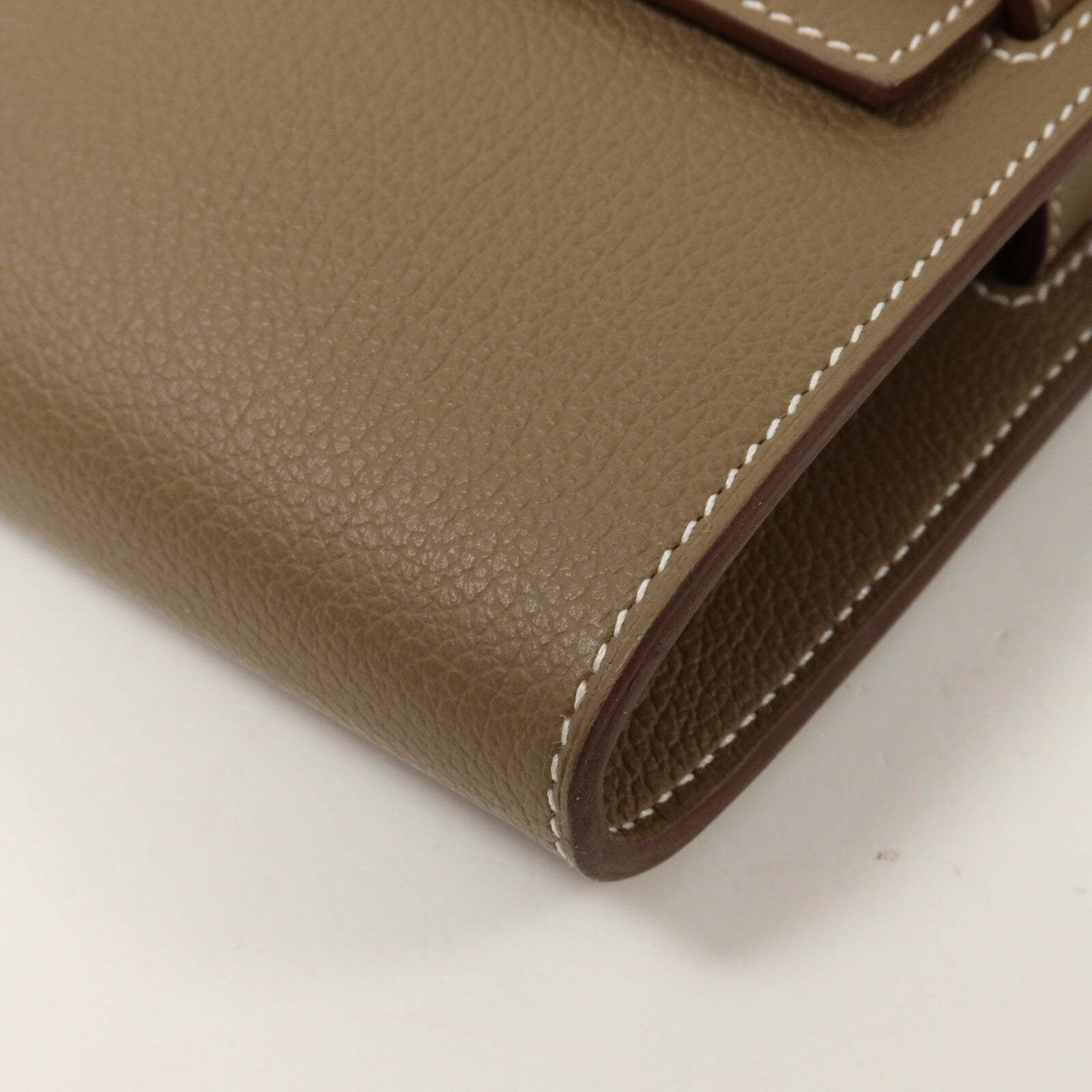 HERMES Evercolor皮革Kelly To Go肩背袋Etoupe