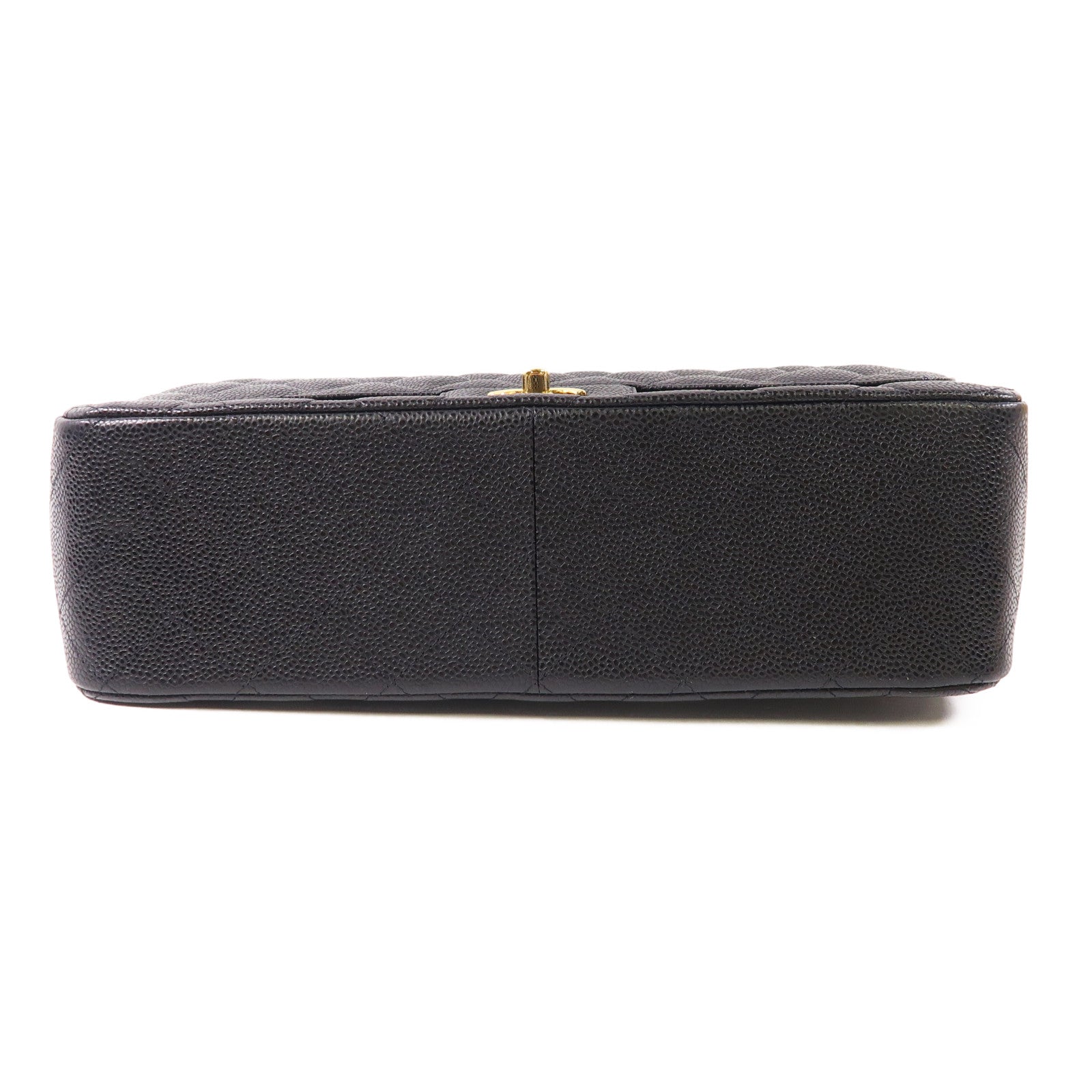 CHANEL CC GHW Large Classic Chain Shoulder Bag Calfskin Leather Black