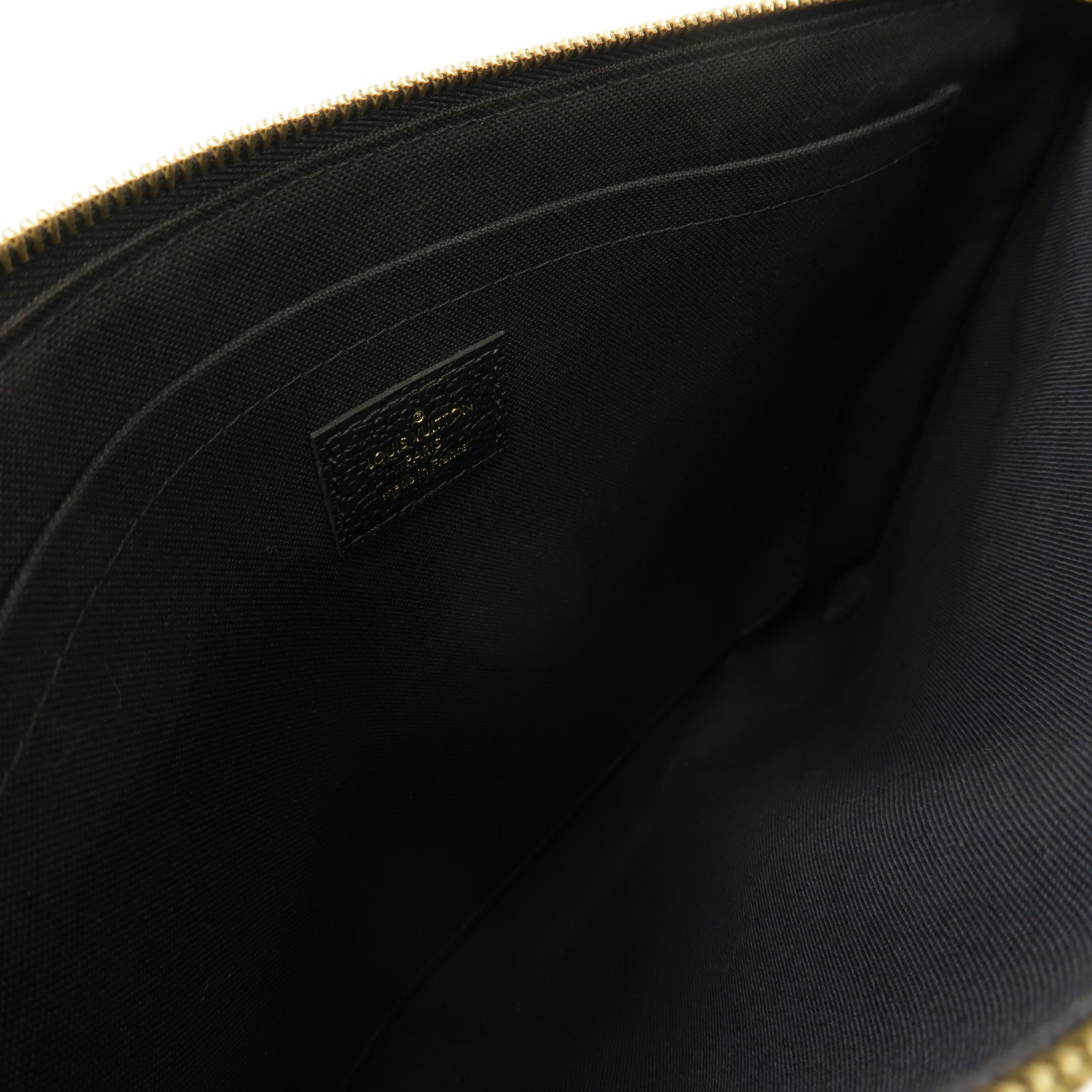 LOUIS VUITTON 【激減優惠】Monogram Empreinte Clutch Bag金扣手拿包黒色