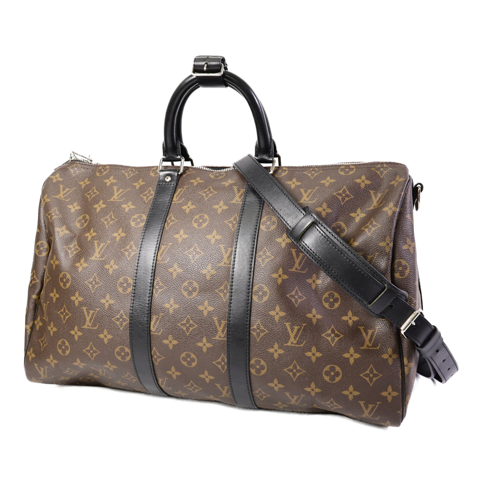 LOUIS VUITTON Monogram Keepall 45 Bandouliere手挽肩背兩用袋
