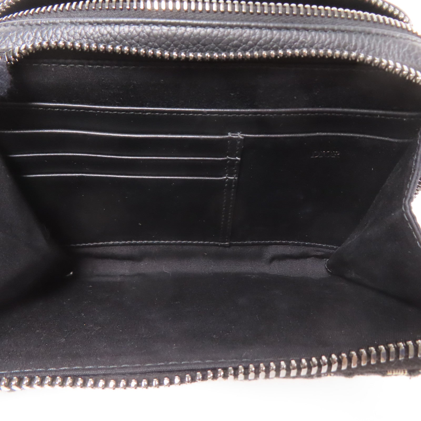 Dior 帆布Oblique銀扣肩背袋