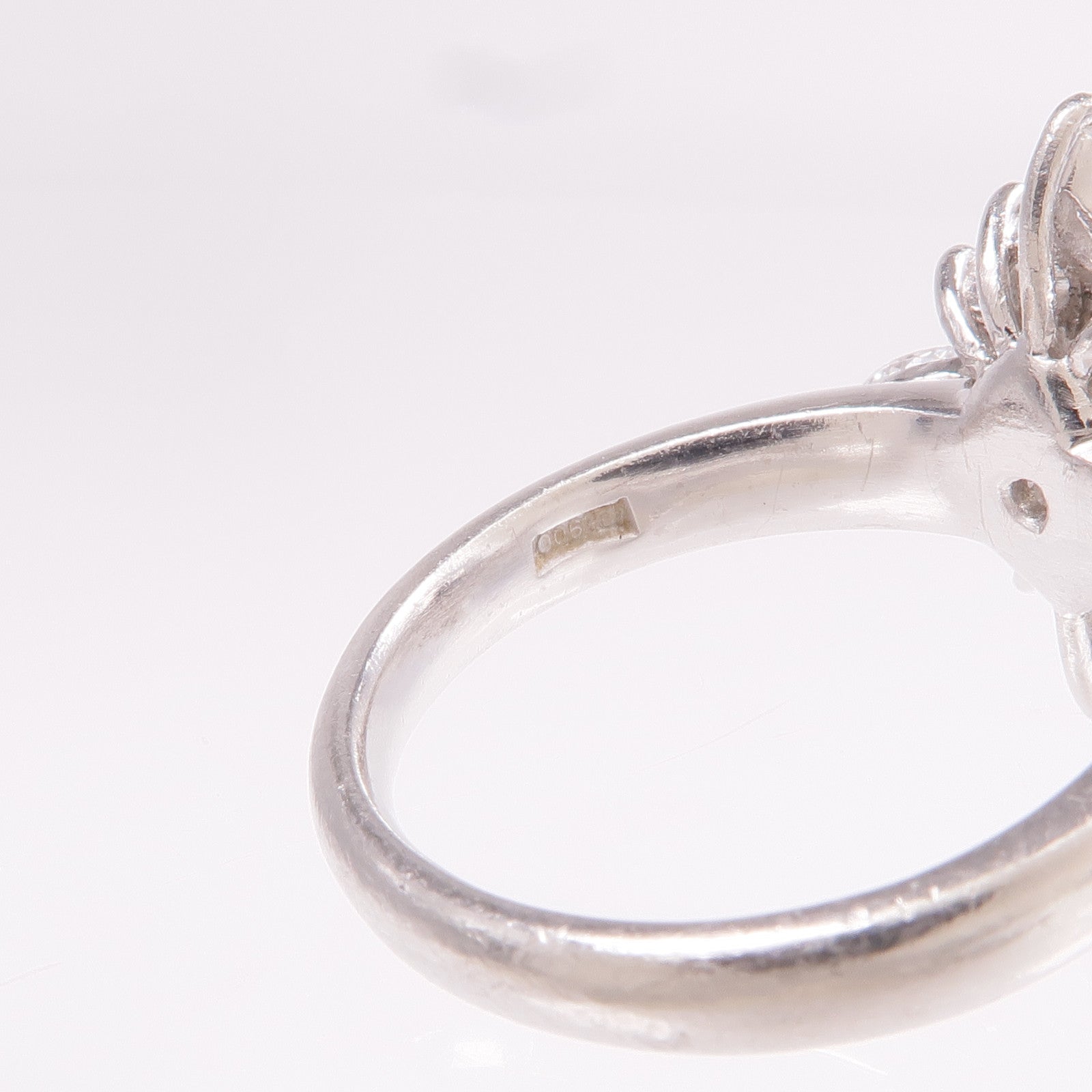JEWELRY 【激減優惠】PT900鉑金Diamond Ring鑽石戒指US#8.5