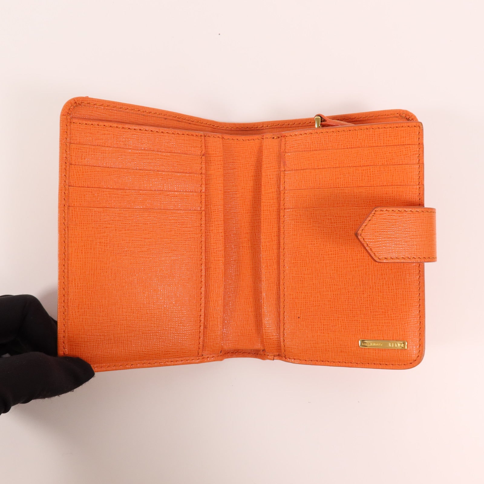 FENDI 牛皮皮革Wallet金扣錢包