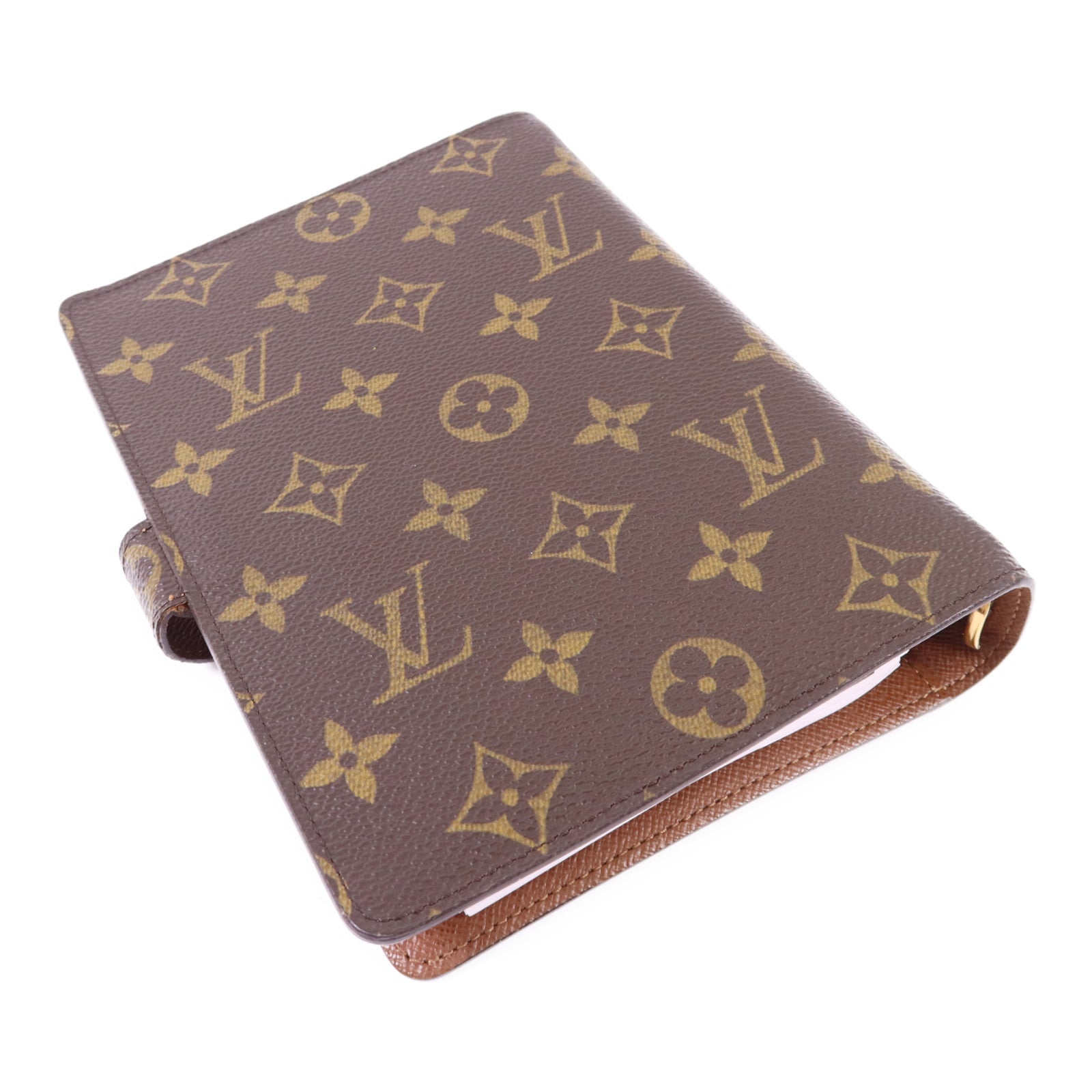 LOUIS VUITTON Monogram Agende MM金扣手帳簿R20105