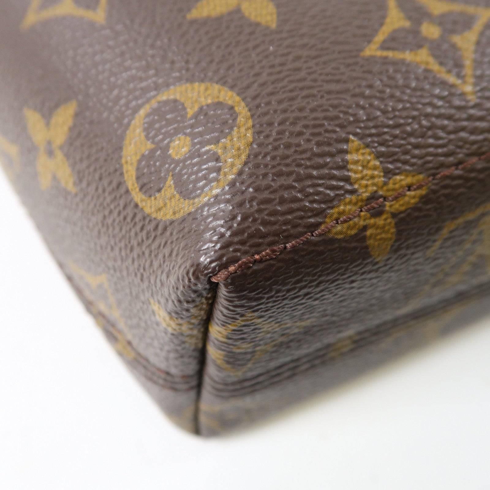 LOUIS VUITTON Monogram Magnetic肩背袋棕色