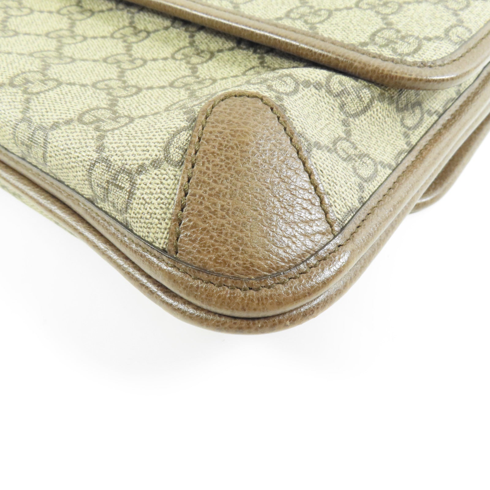 GUCCI 塗層帆布Neo Vintage Small Messenger Bag金扣肩背袋