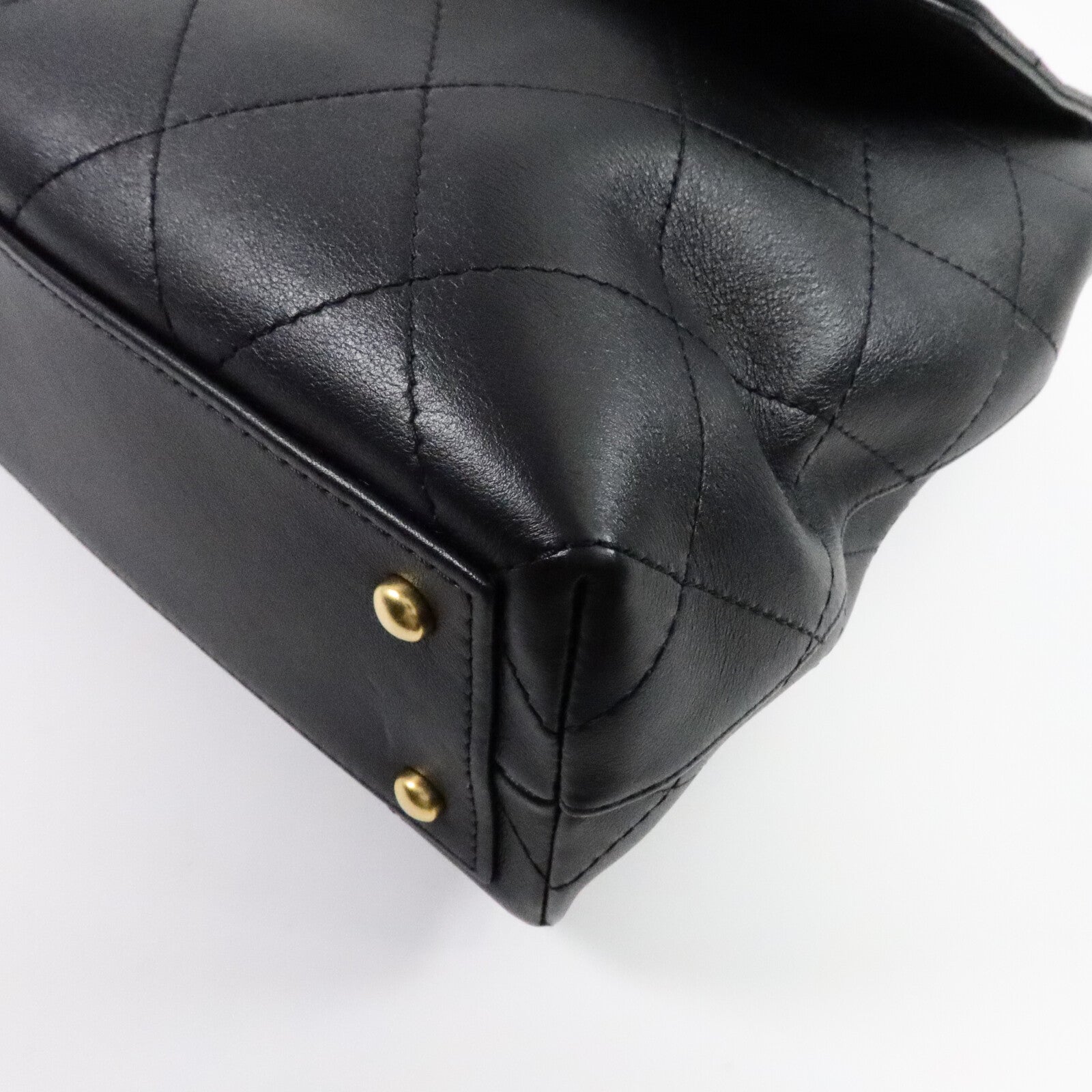 CHANEL 羊皮皮革Maxi Flap Bag手挽肩背兩用袋