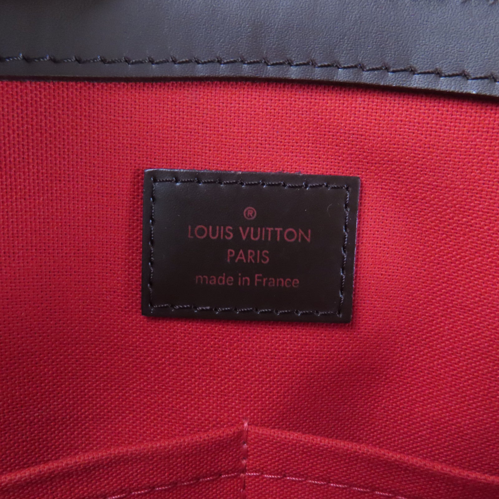 LOUIS VUITTON Damier Ebene Verona PM金扣肩背袋