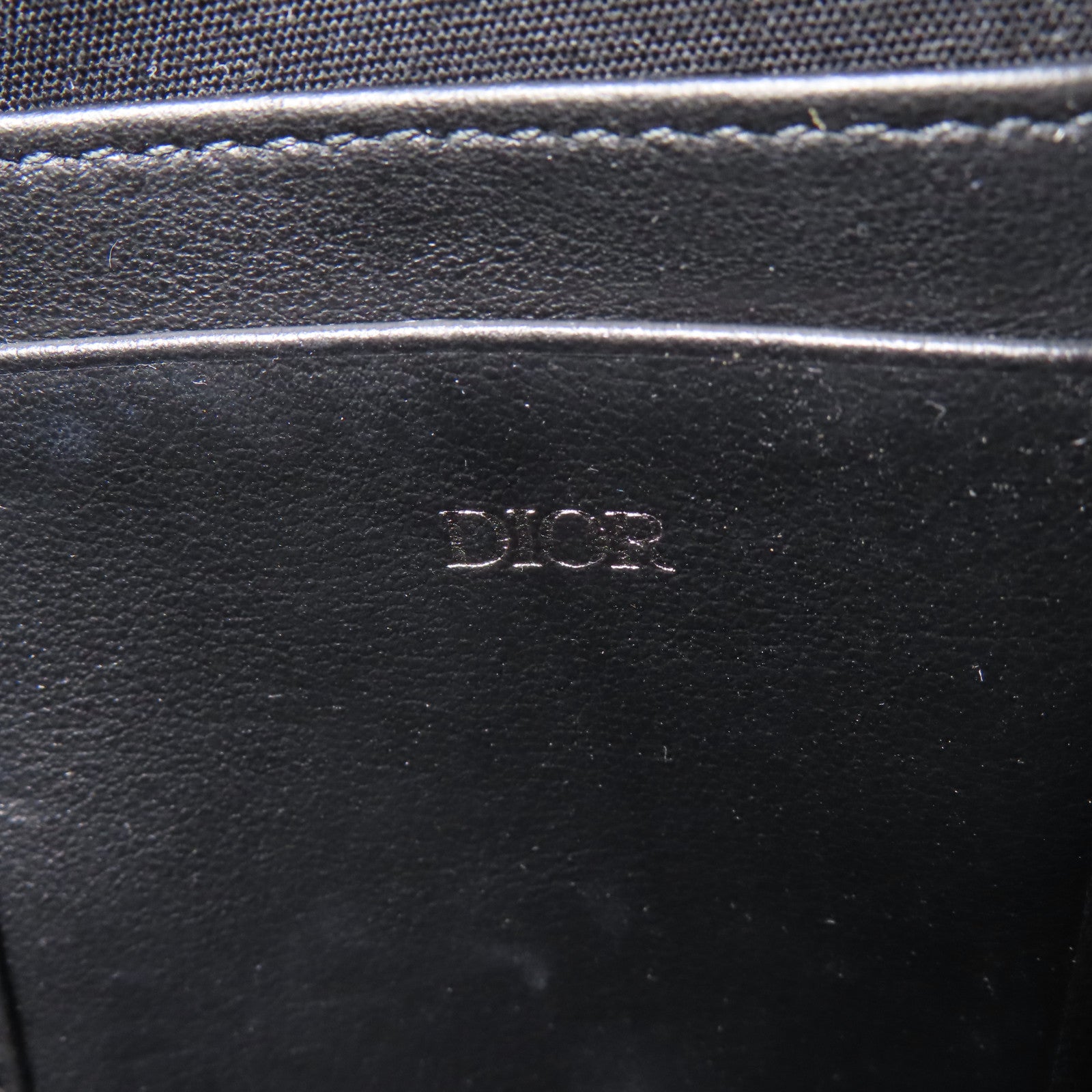 Dior 帆布Oblique銀扣肩背袋