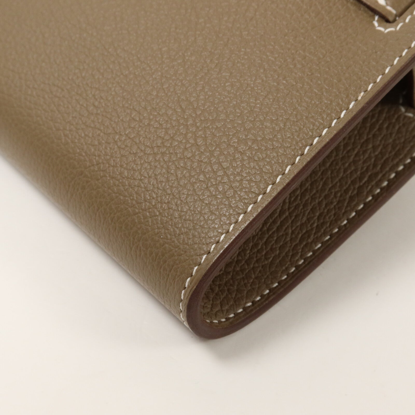 HERMES Evercolor皮革Kelly To Go肩背袋Etoupe