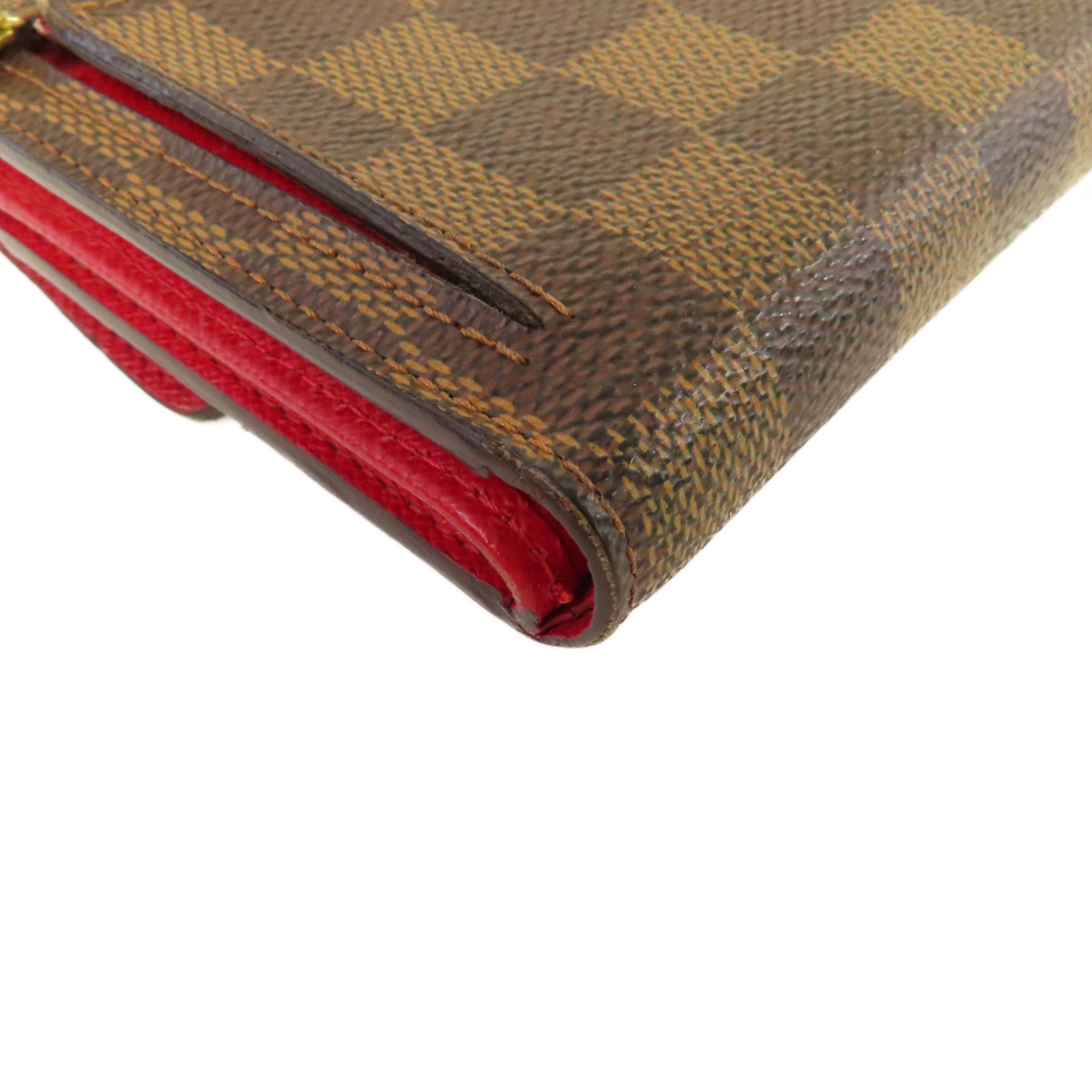 LOUIS VUITTON 【激減優惠】Damier Koala Wallet金扣短錢包啡色