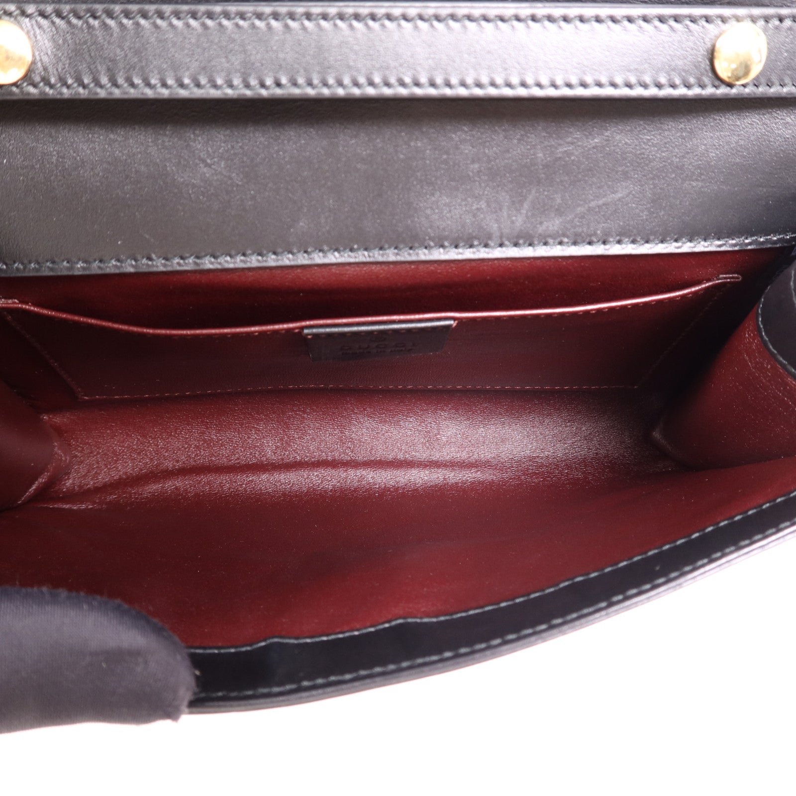 GUCCI 牛皮皮革Chain Shoulder Bag鏈帶肩背袋