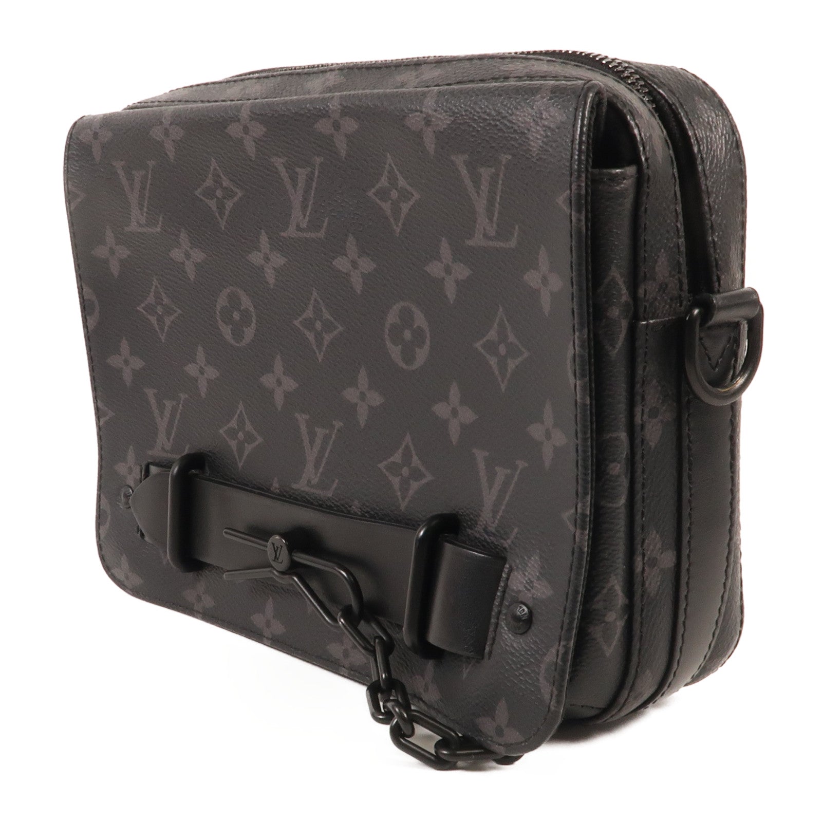 LOUIS VUITTON Monogram Eclipse Steamer肩背袋