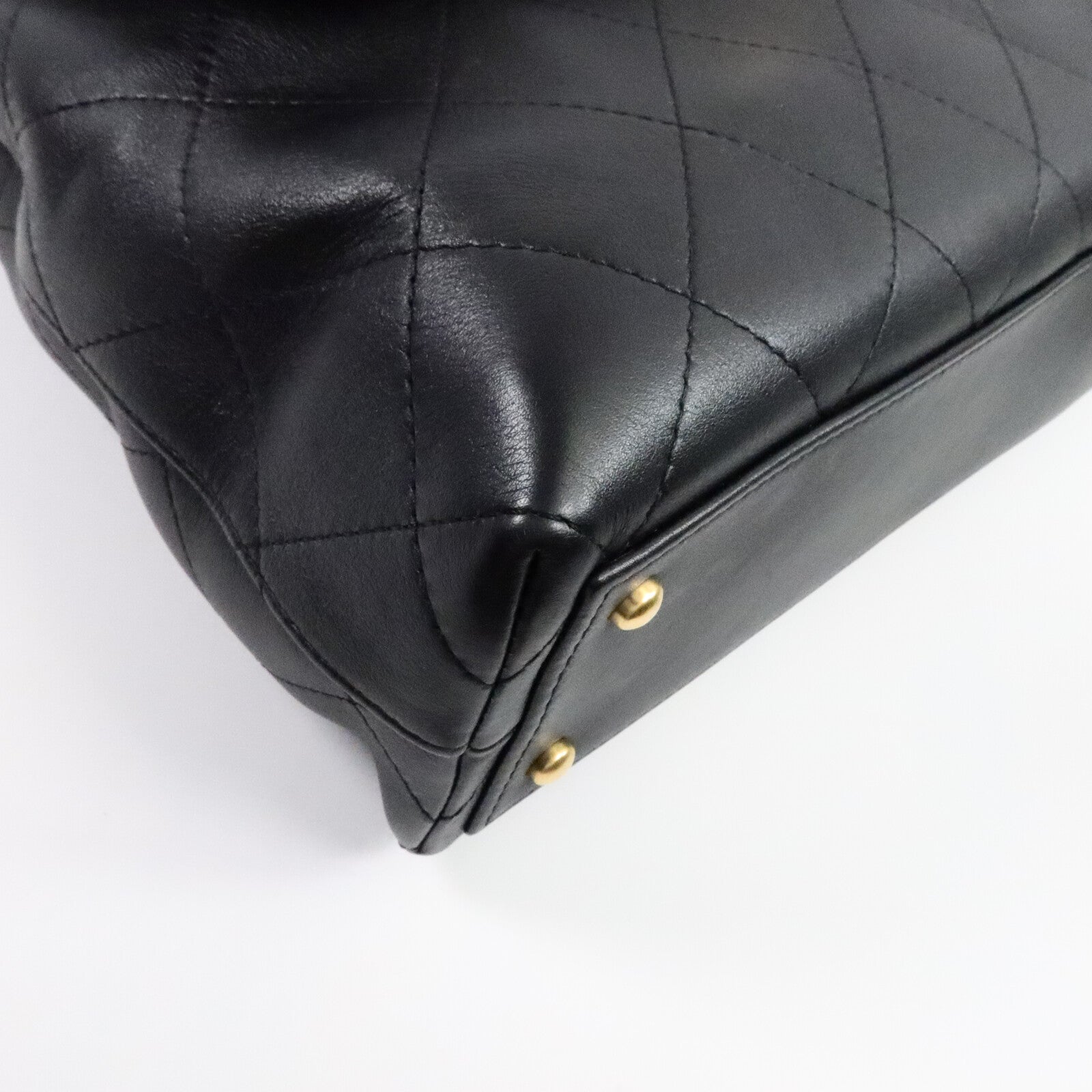 CHANEL 羊皮皮革Maxi Flap Bag手挽肩背兩用袋