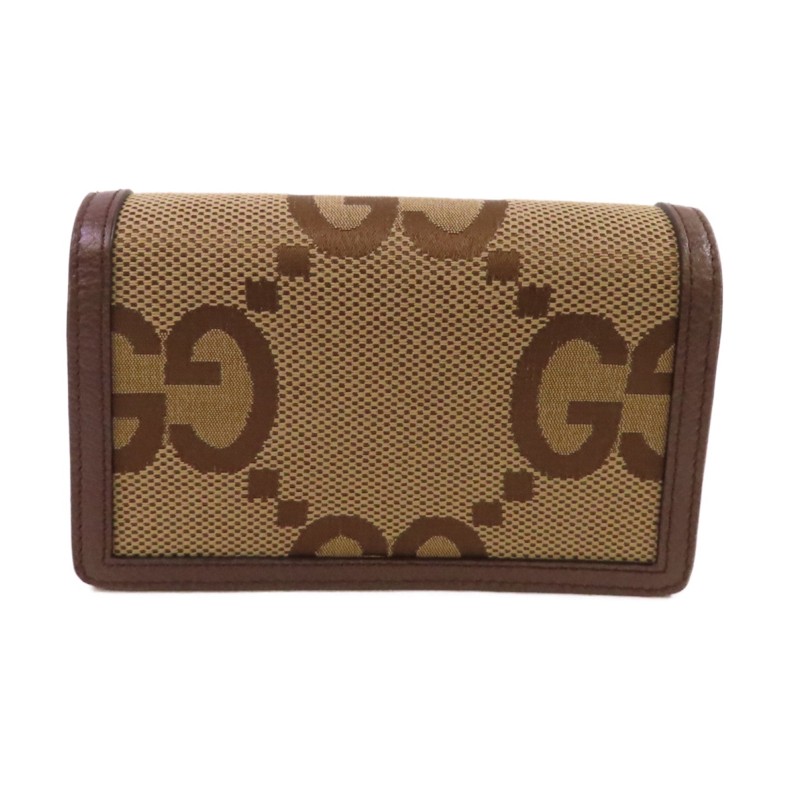 GUCCI 帆布GG Supreme Diongsus Chain Shoulder Bag金扣鏈帶肩背袋啡色