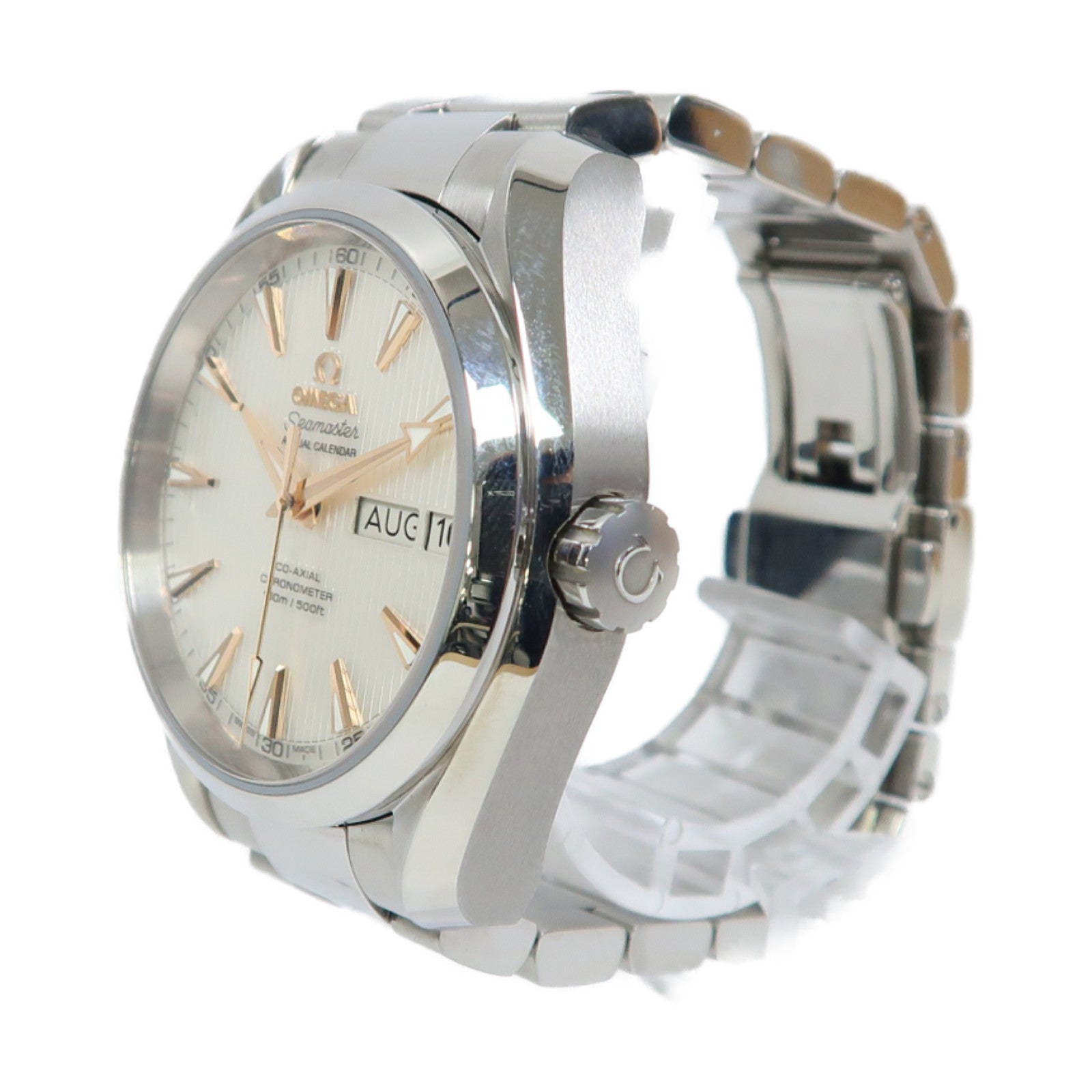 OMEGA Seamaster Aquaterra不鏽鋼手錶自動機芯白色