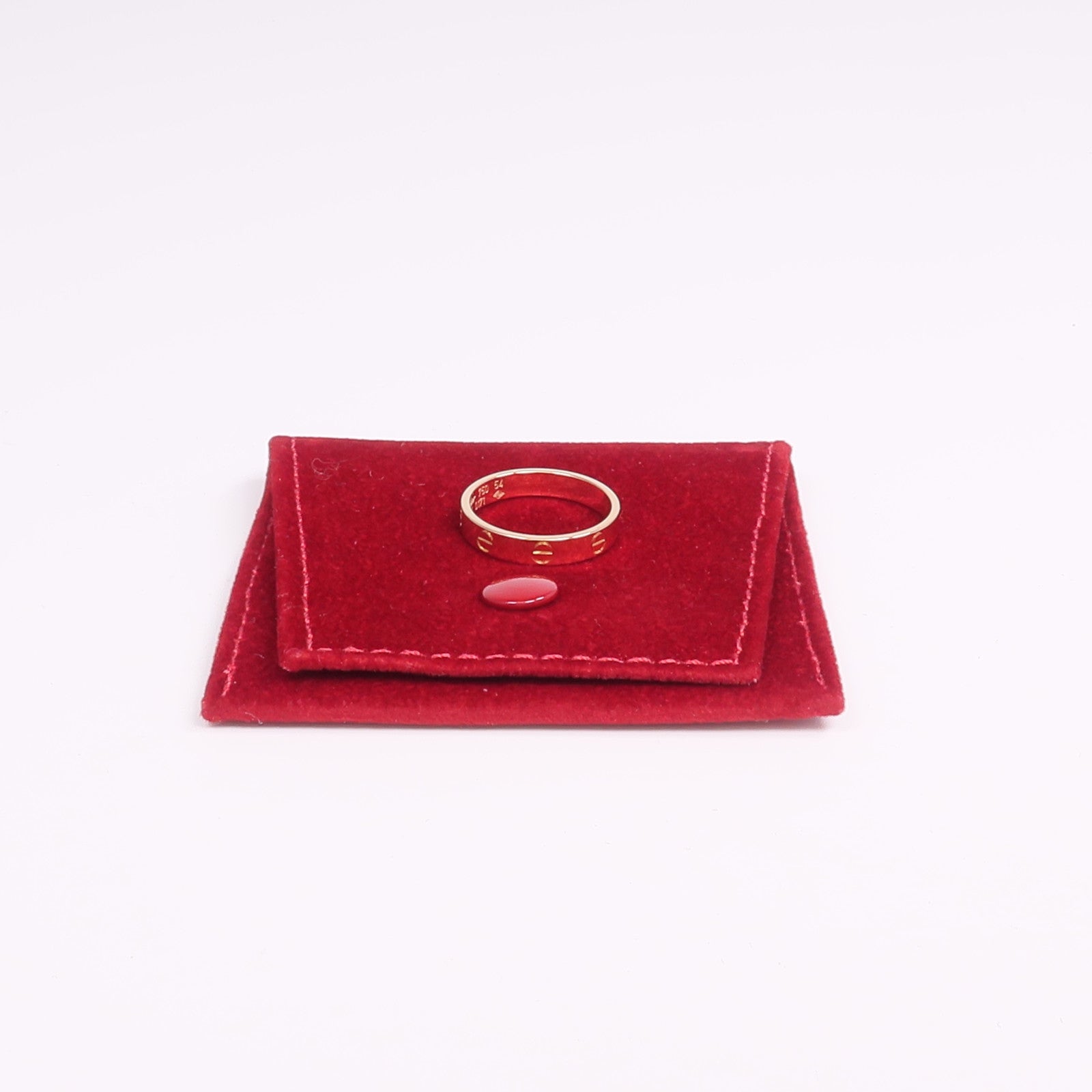 CARTIER 18K玫瑰金Mini Love Ring戒指Cartier#54/US#7