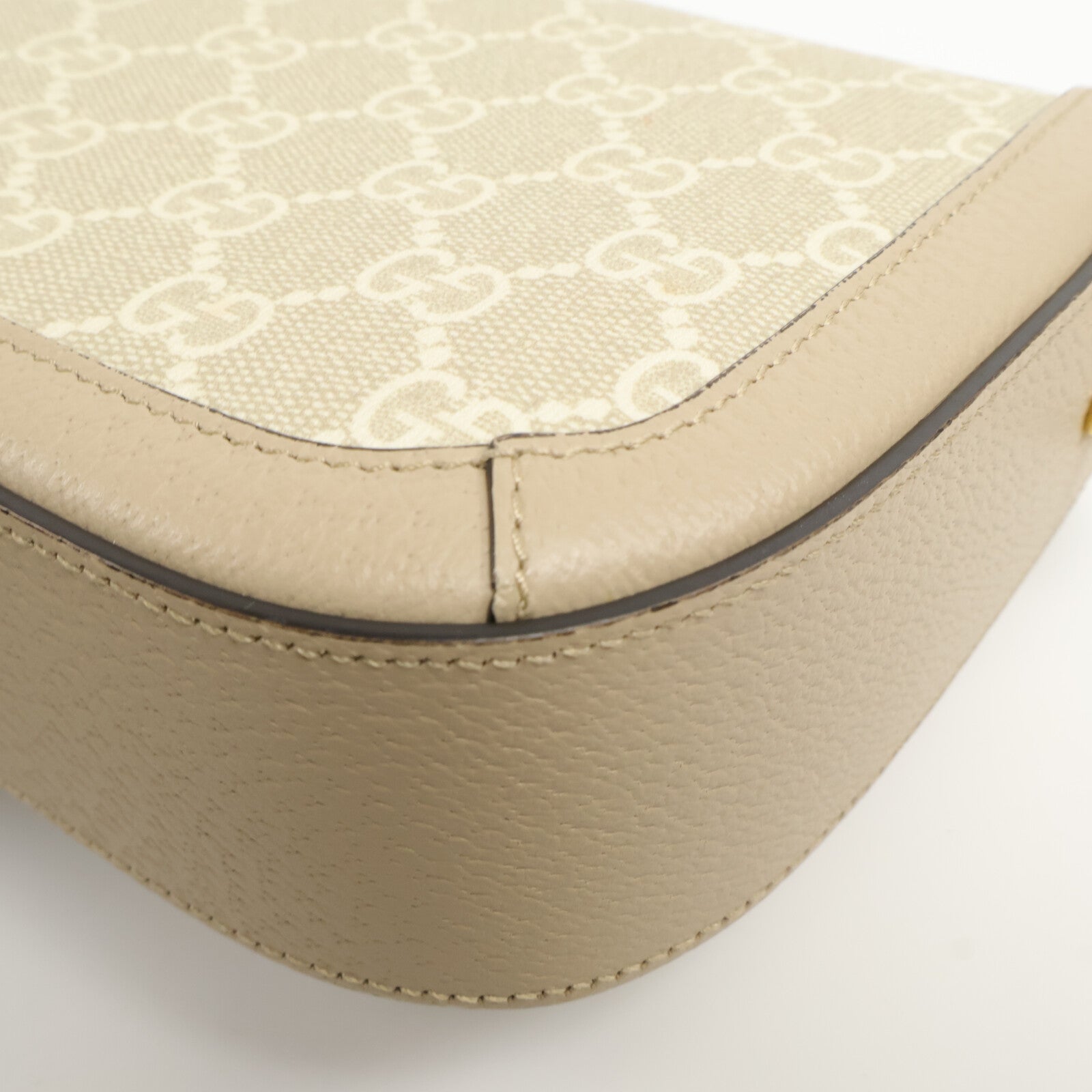 GUCCI 塗層帆布Horsebit 1955 Small Shoulder Bag肩背袋