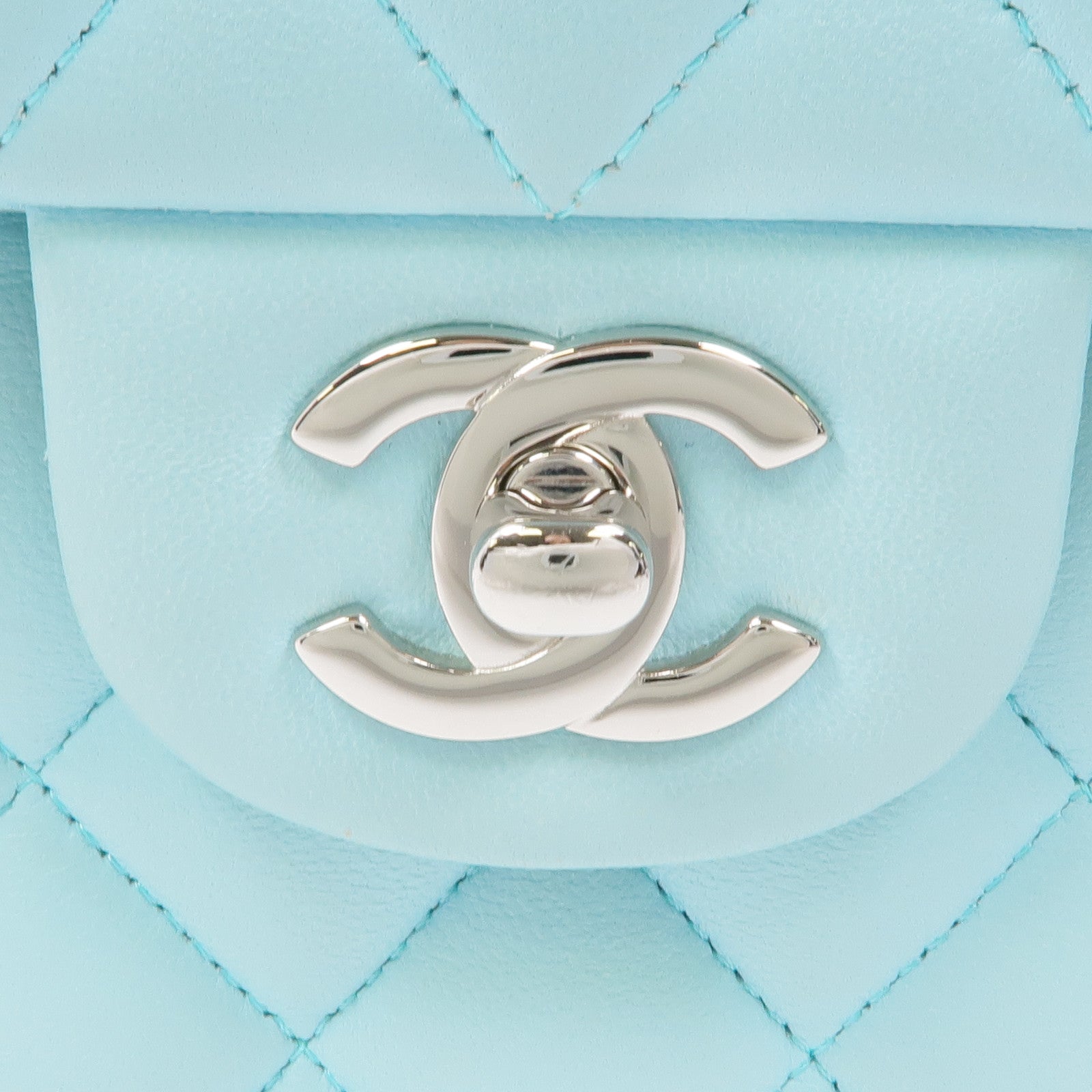 CHANEL 羊皮皮革Classic 23銀扣鏈帶肩背袋