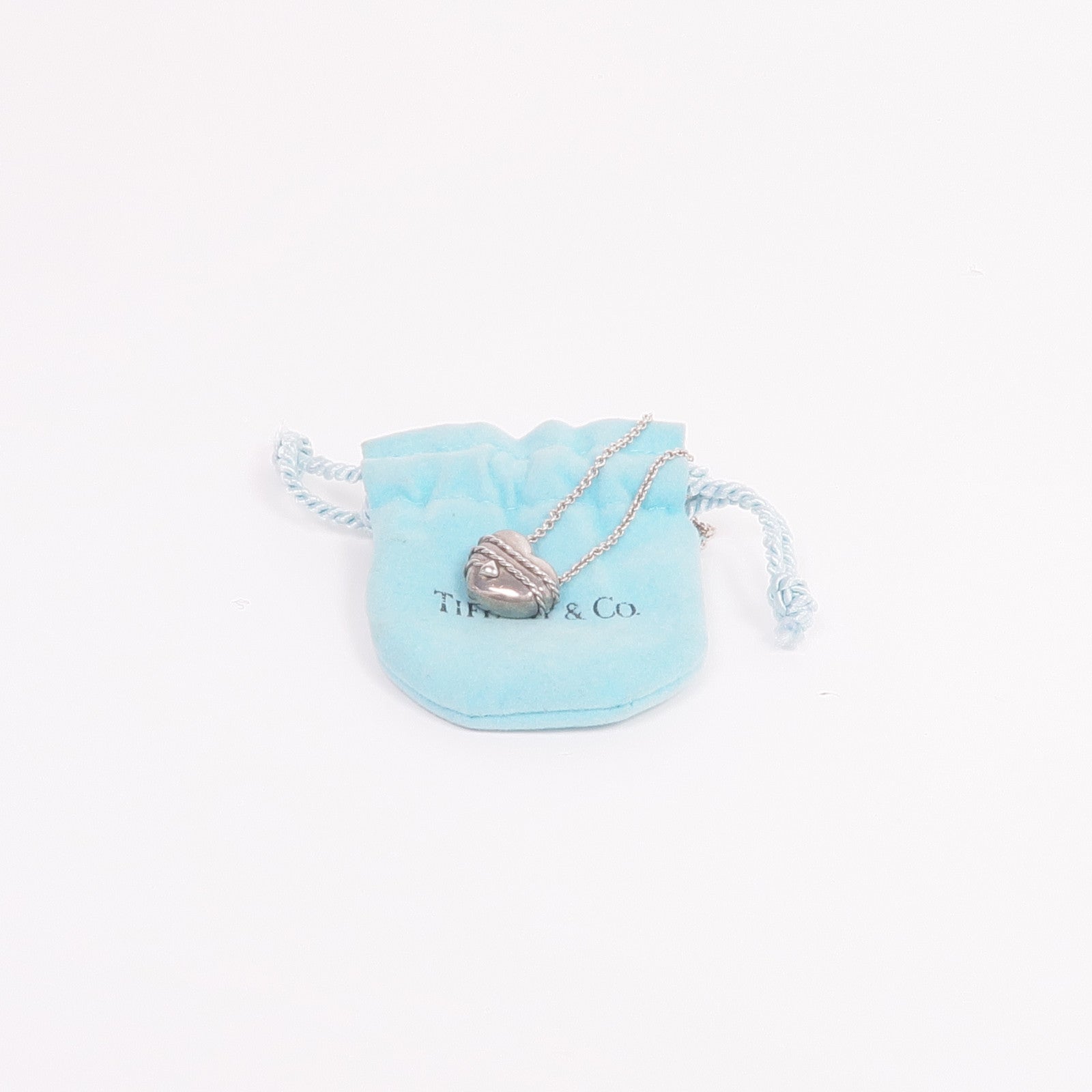 TIFFANY＆CO 925純銀Heart Arrow Necklace項鍊