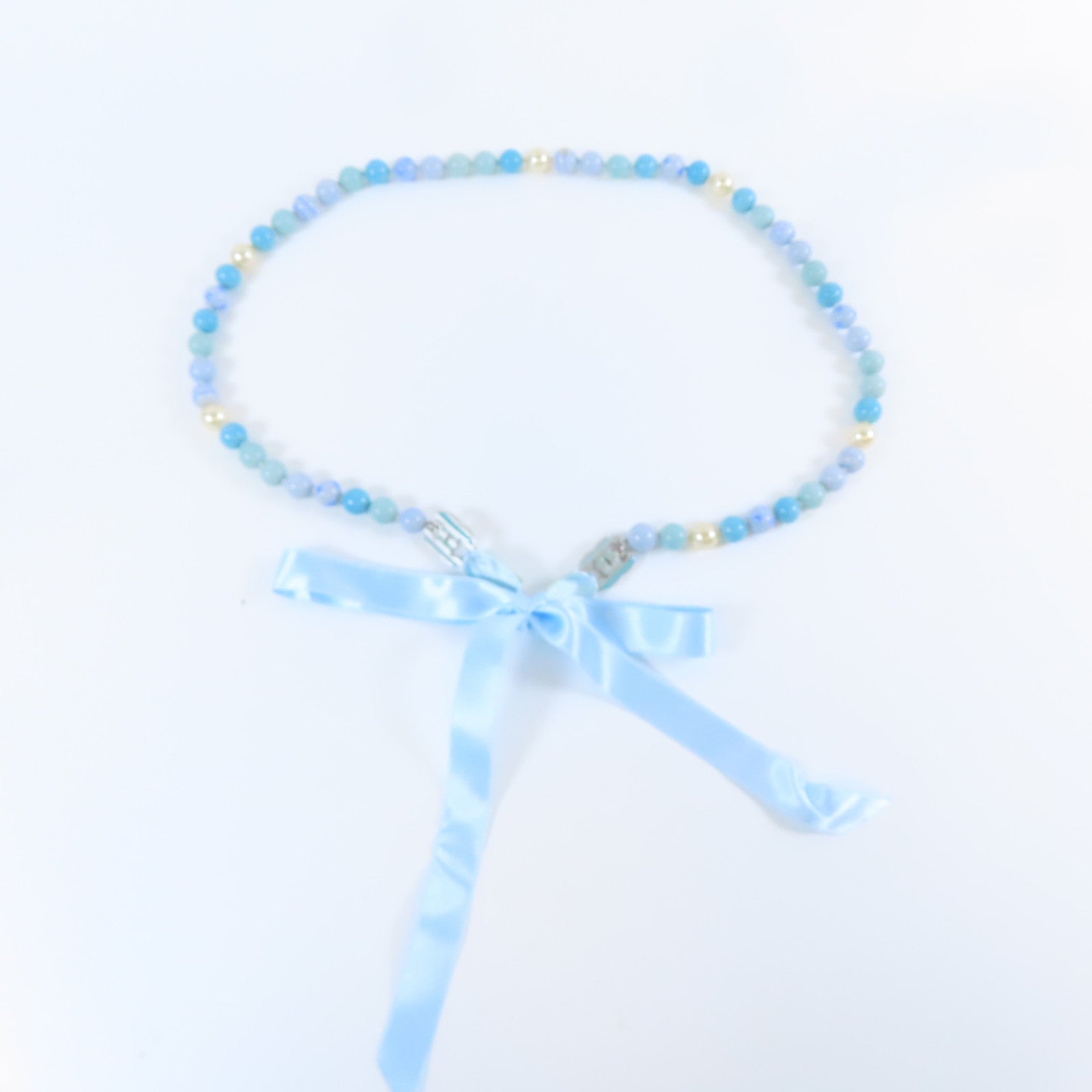 CHANEL 【激減優惠】PVC Chain Belt腰帶淺藍色