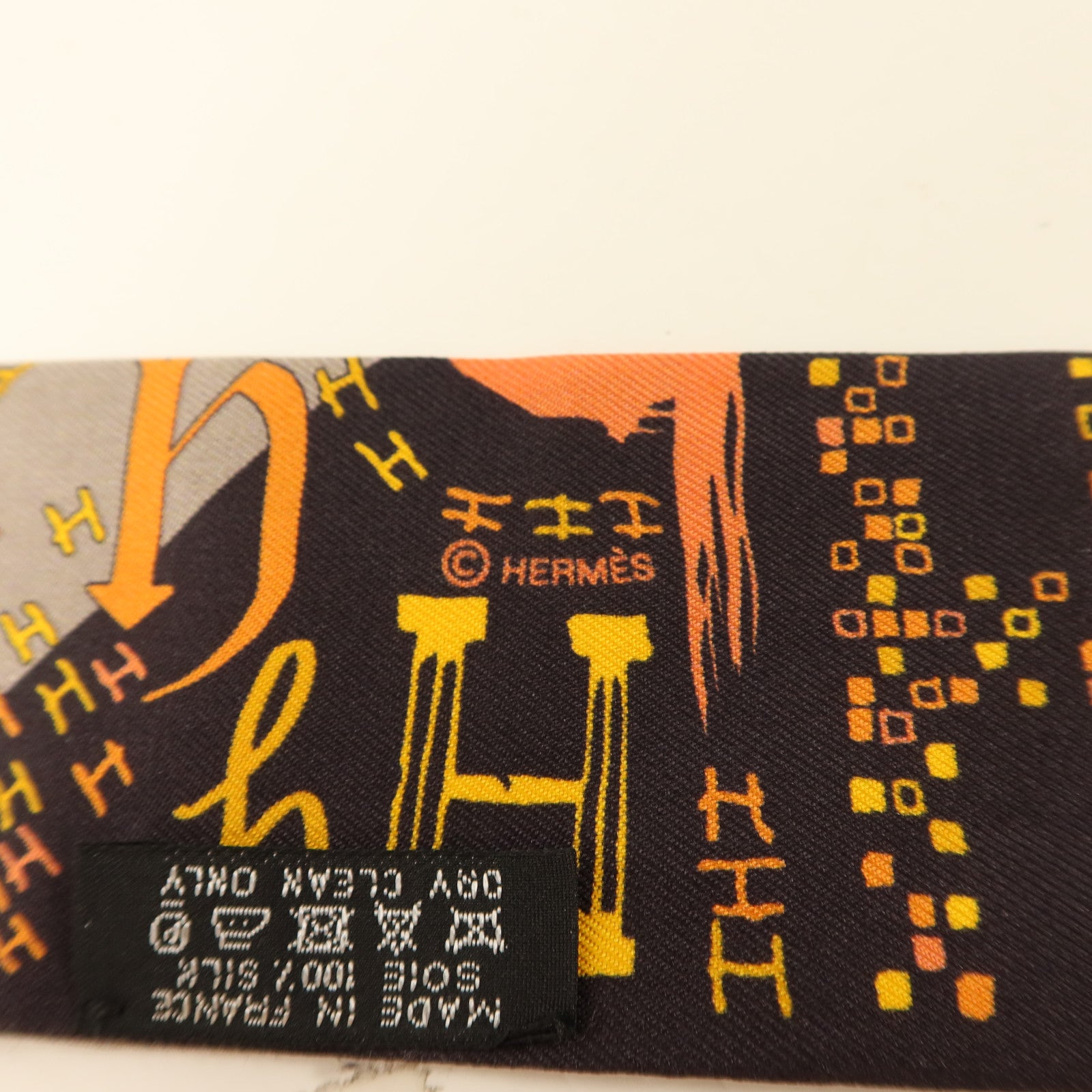HERMES 絲質Twilly絲巾