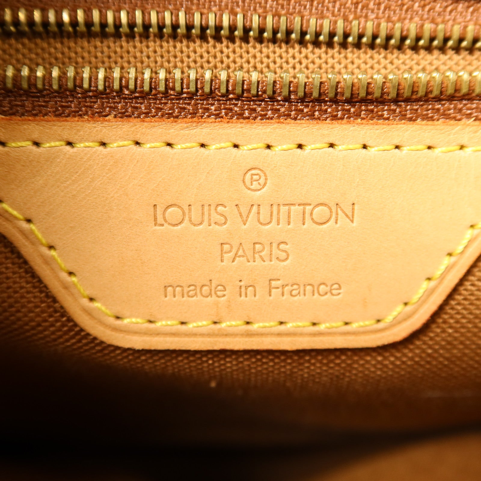 LOUIS VUITTON Monogram Cabas Piano金扣肩背袋