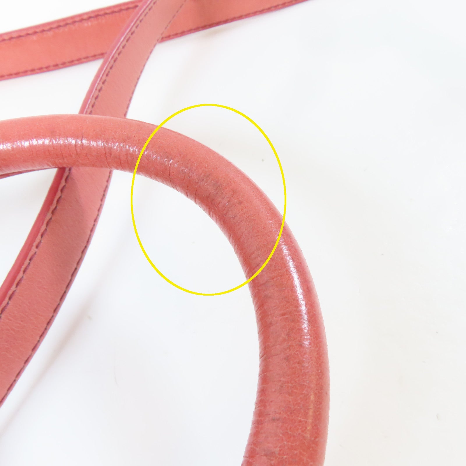 Miu Miu 牛皮皮革2 Way Shoulder Bag金扣手挽肩背兩用袋粉紅色