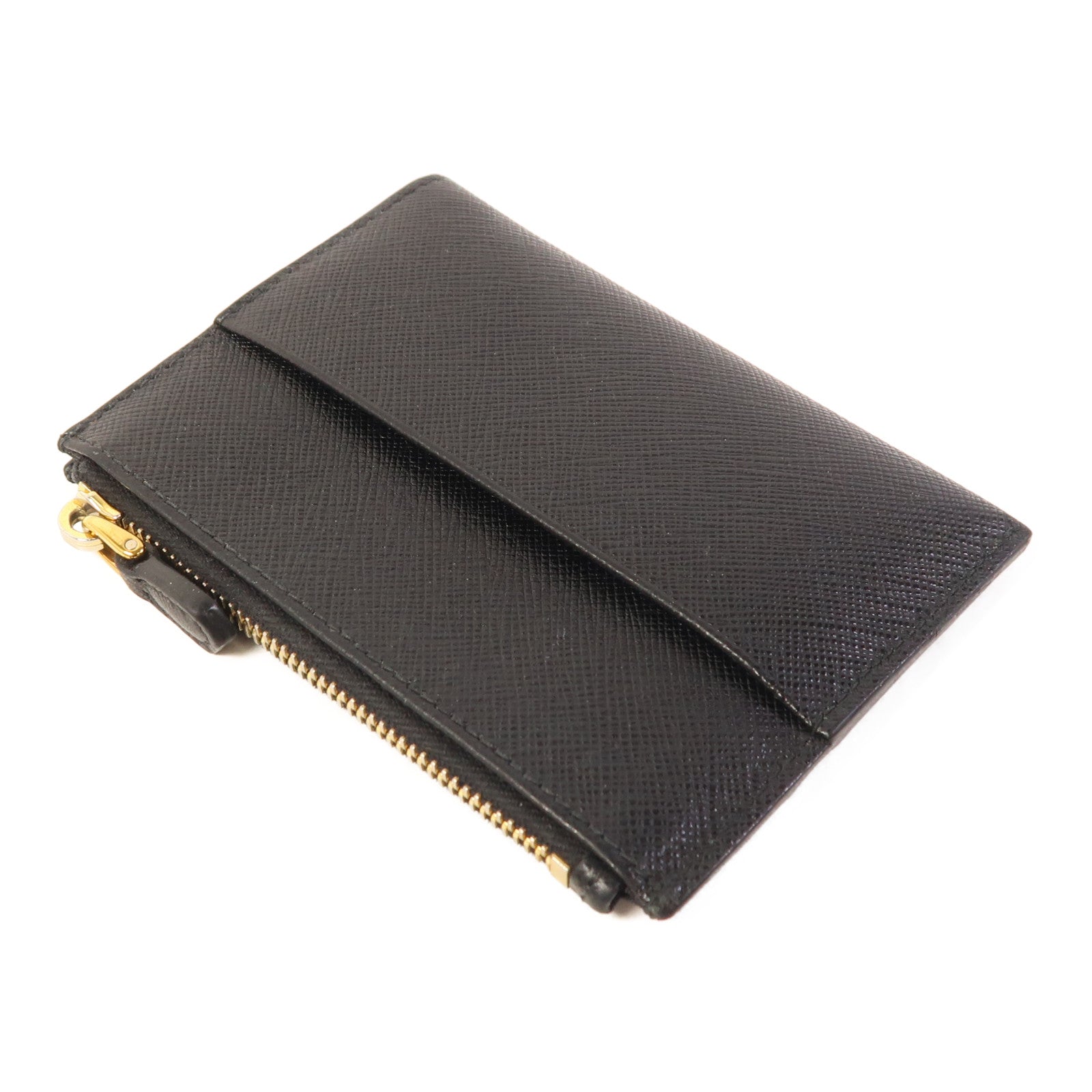 PRADA 牛皮皮革Coin Case金扣零錢包