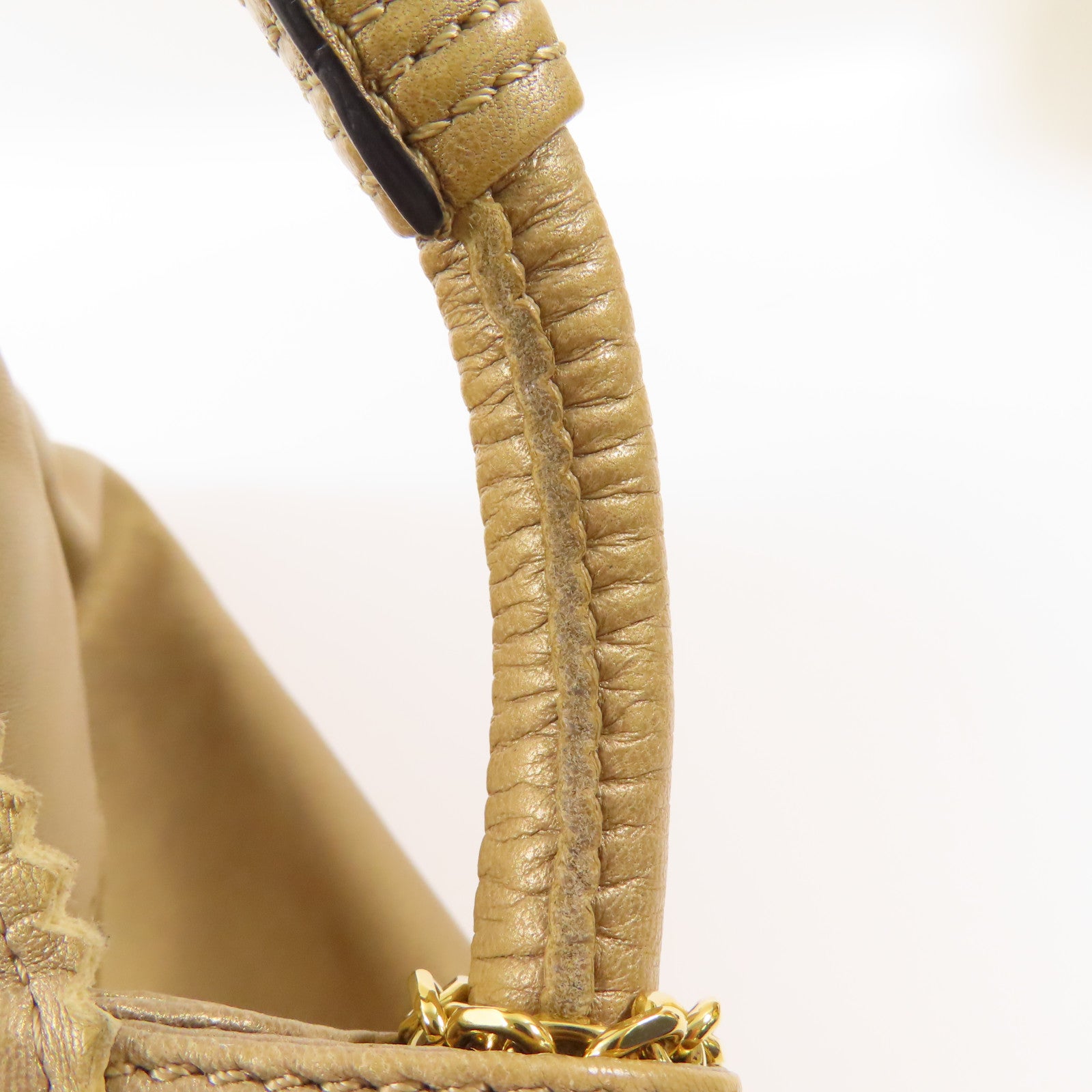 LOEWE 牛皮皮革Handbag金扣手挽袋
