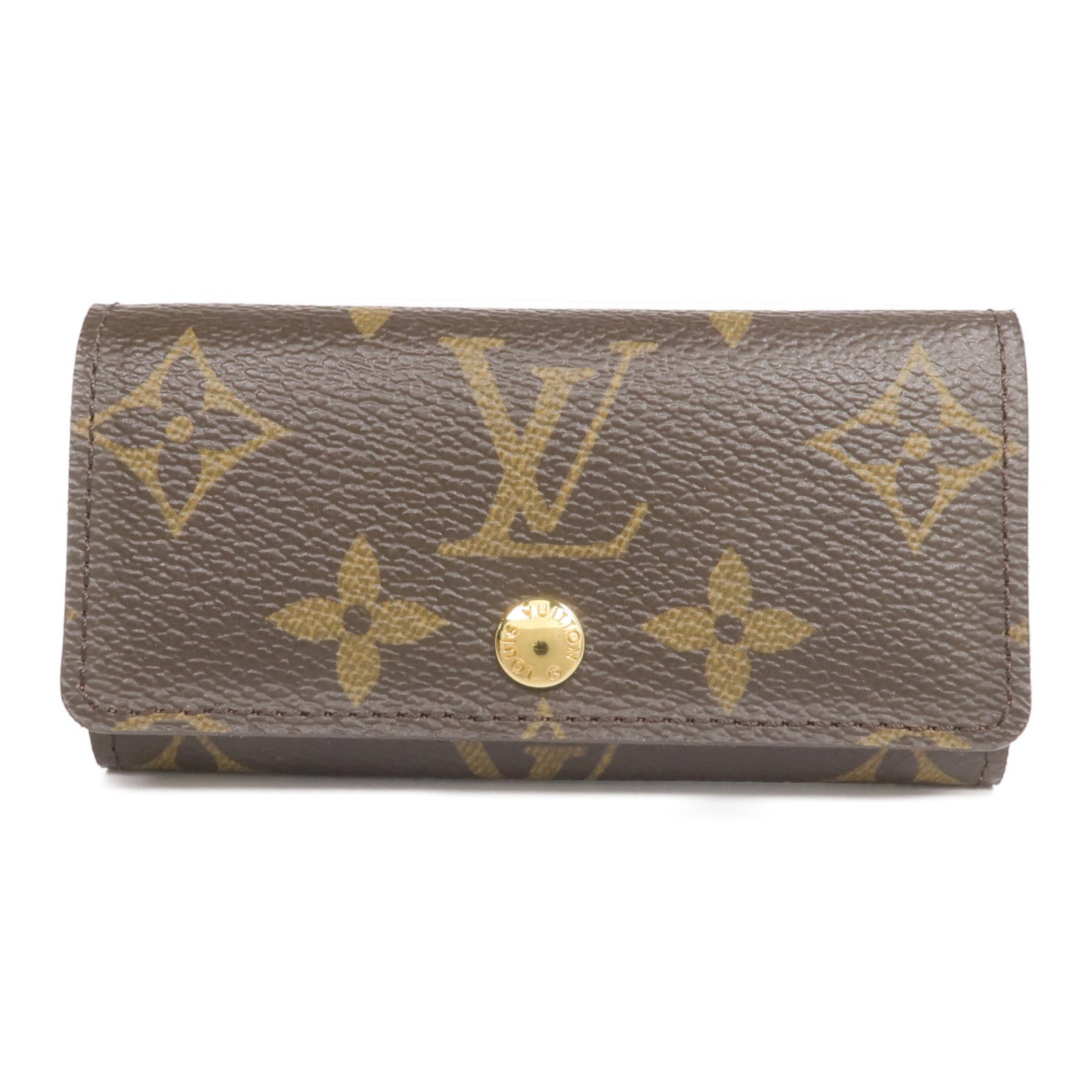 LOUIS VUITTON Monogram Key Holder金扣鎖匙包
