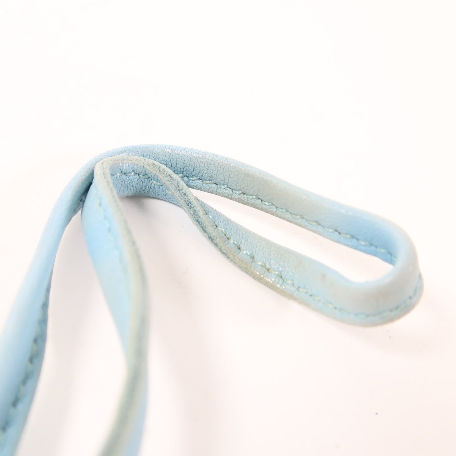 HERMES Swift皮革Rodeo PM掛飾5R Rose Shocking/9J Feu/Blue