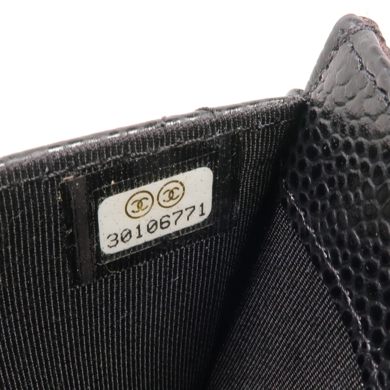 CHANEL 牛皮皮革Card Case金扣卡片套