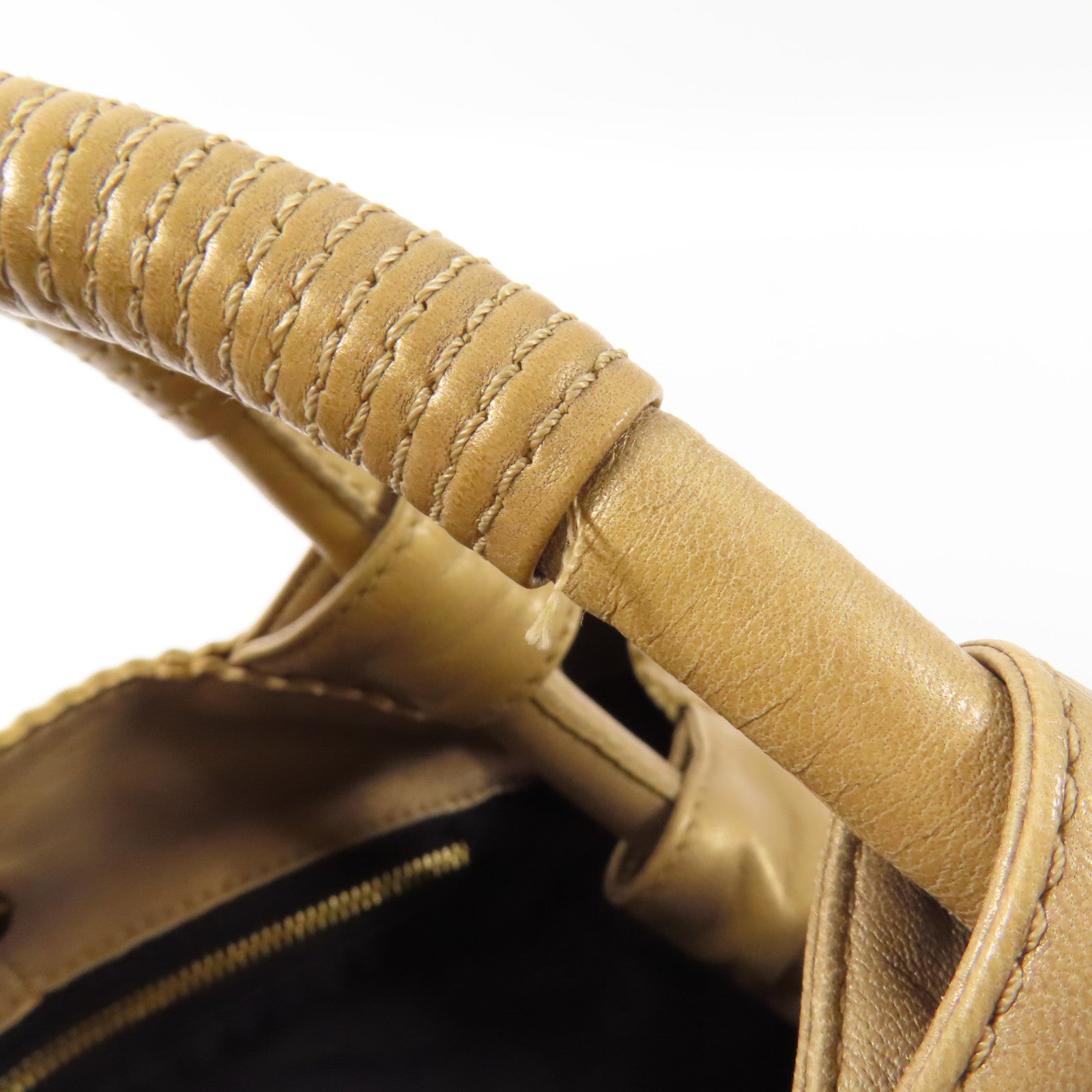 LOEWE 牛皮皮革Handbag金扣手挽袋