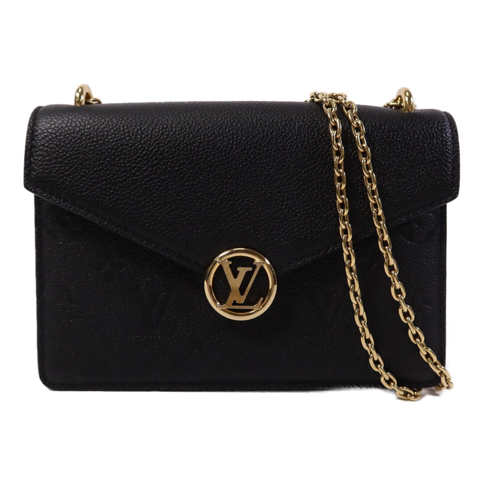 LOUIS VUITTON 【激減優惠】Monogram Empreinte Wallet On Chain金扣鏈帶肩背袋
