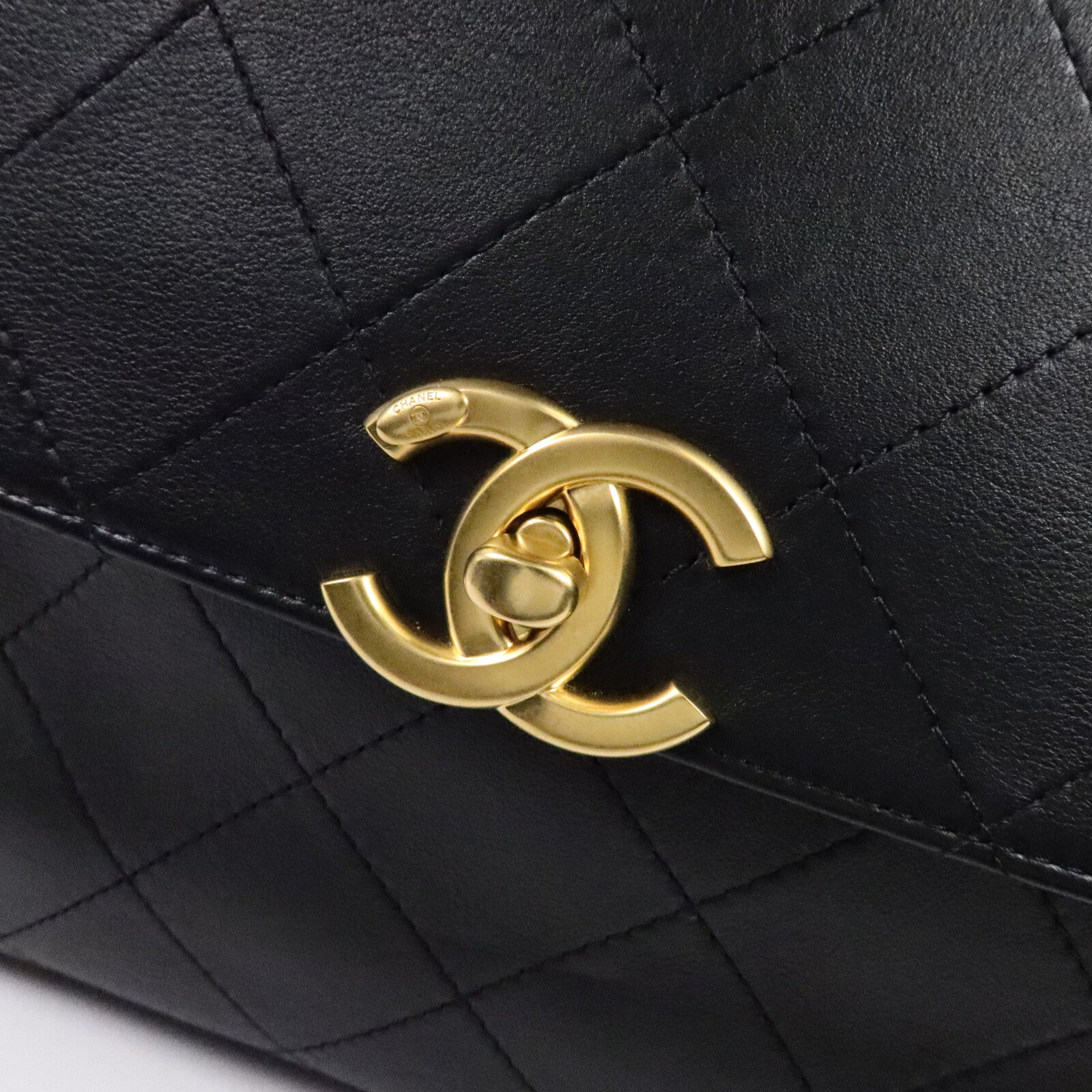 CHANEL 羊皮皮革Maxi Flap Bag手挽肩背兩用袋