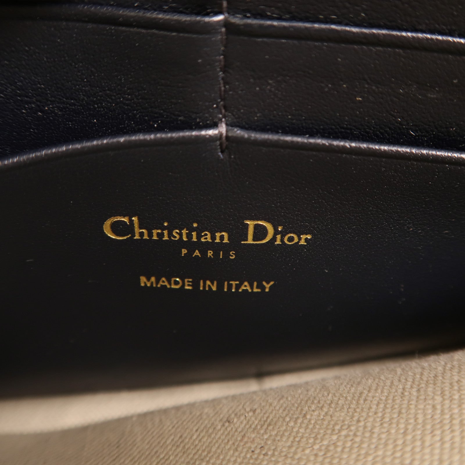 Dior 帆布Oblique Jacquard Saddle Chain Shoulder金扣鏈帶肩背袋