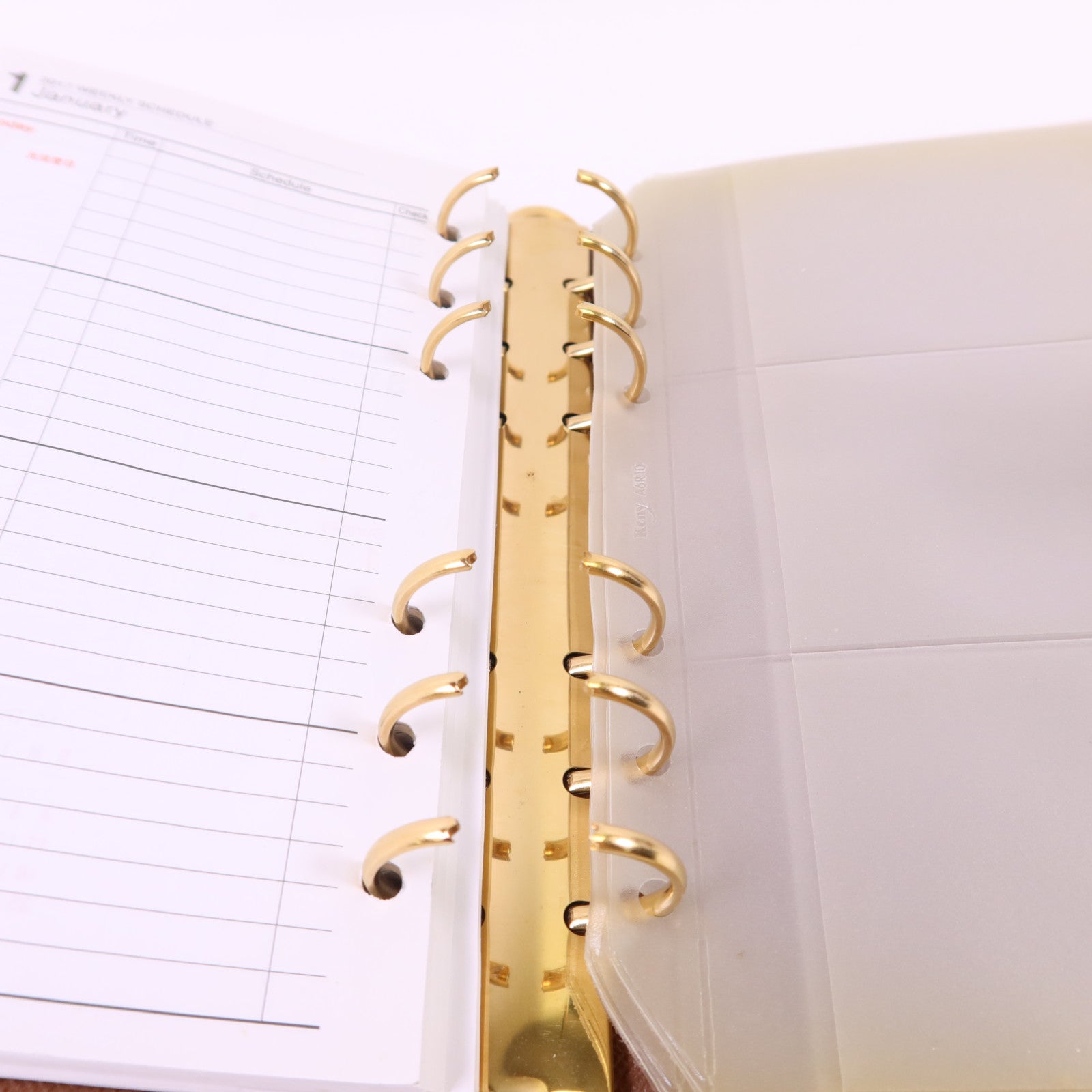 LOUIS VUITTON Monogram Agende MM金扣手帳簿R20105