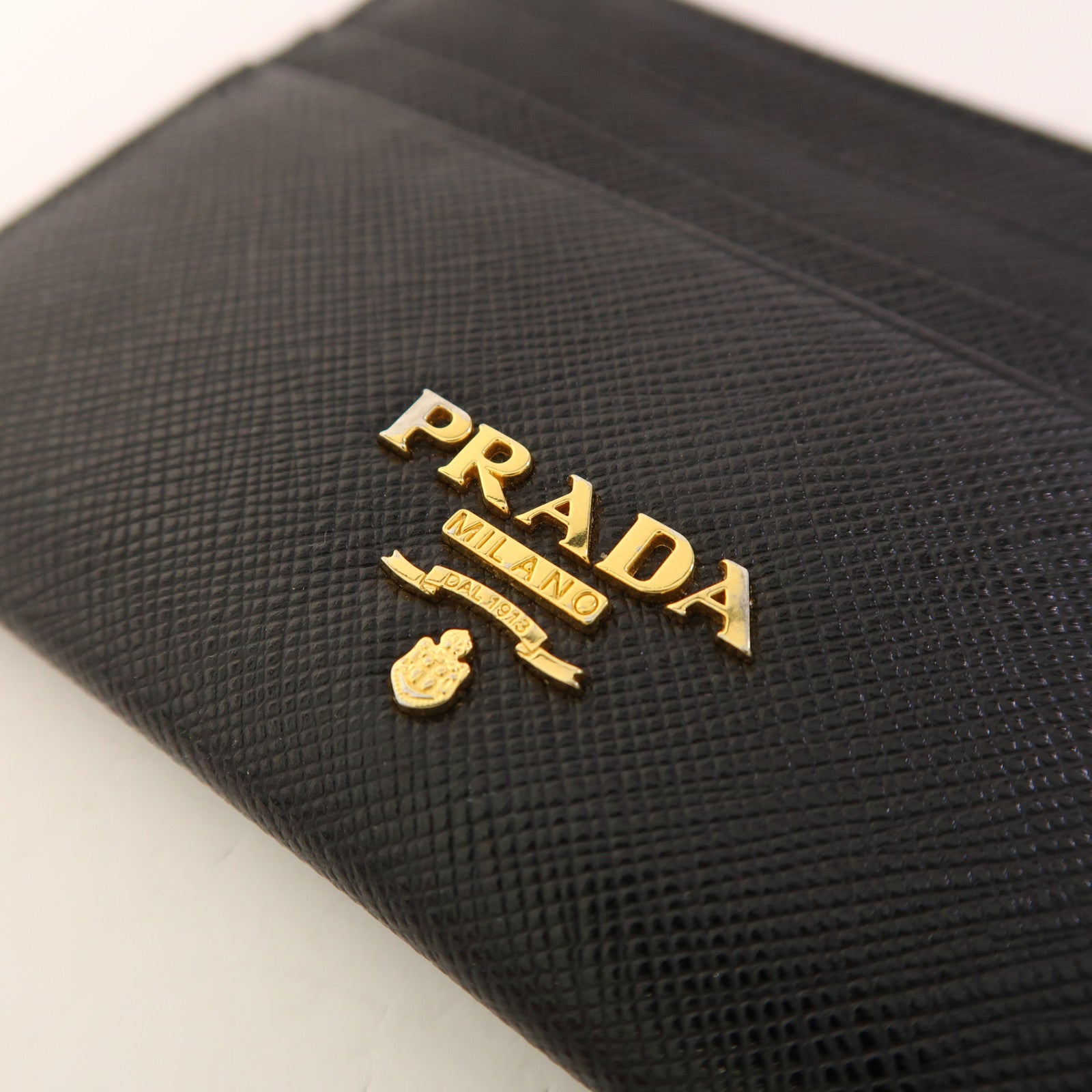 PRADA 牛皮皮革Coin Case金扣零錢包
