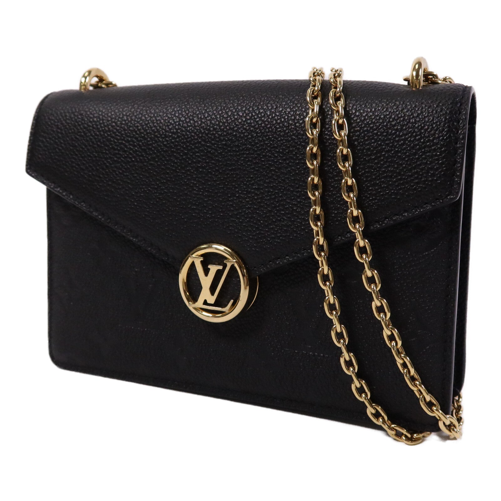 LOUIS VUITTON 【激減優惠】Monogram Empreinte Wallet On Chain金扣鏈帶肩背袋