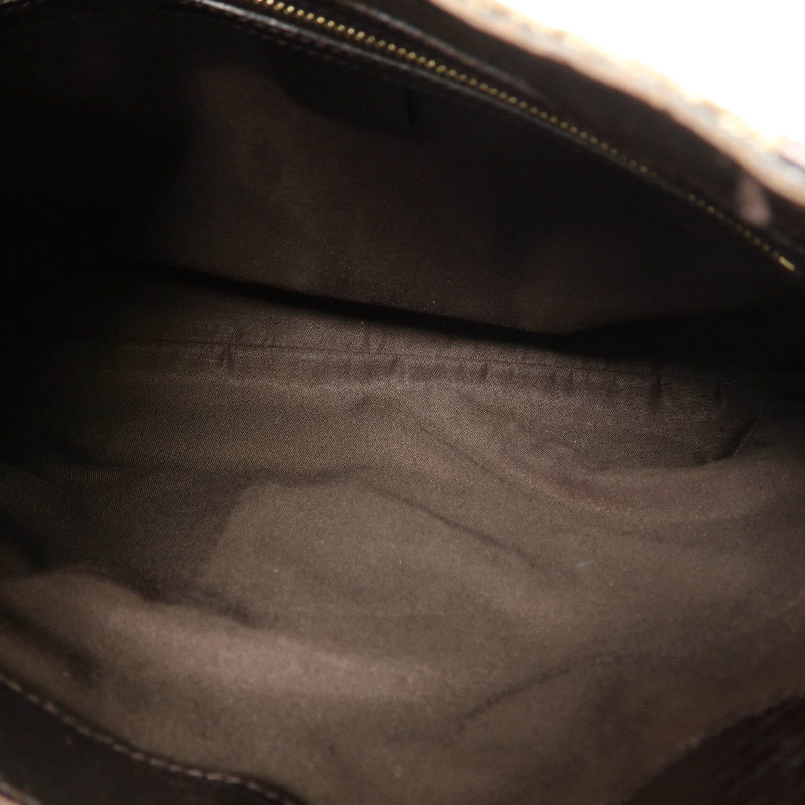 GUCCI 帆布Horsebit Bag金扣肩背袋啡色