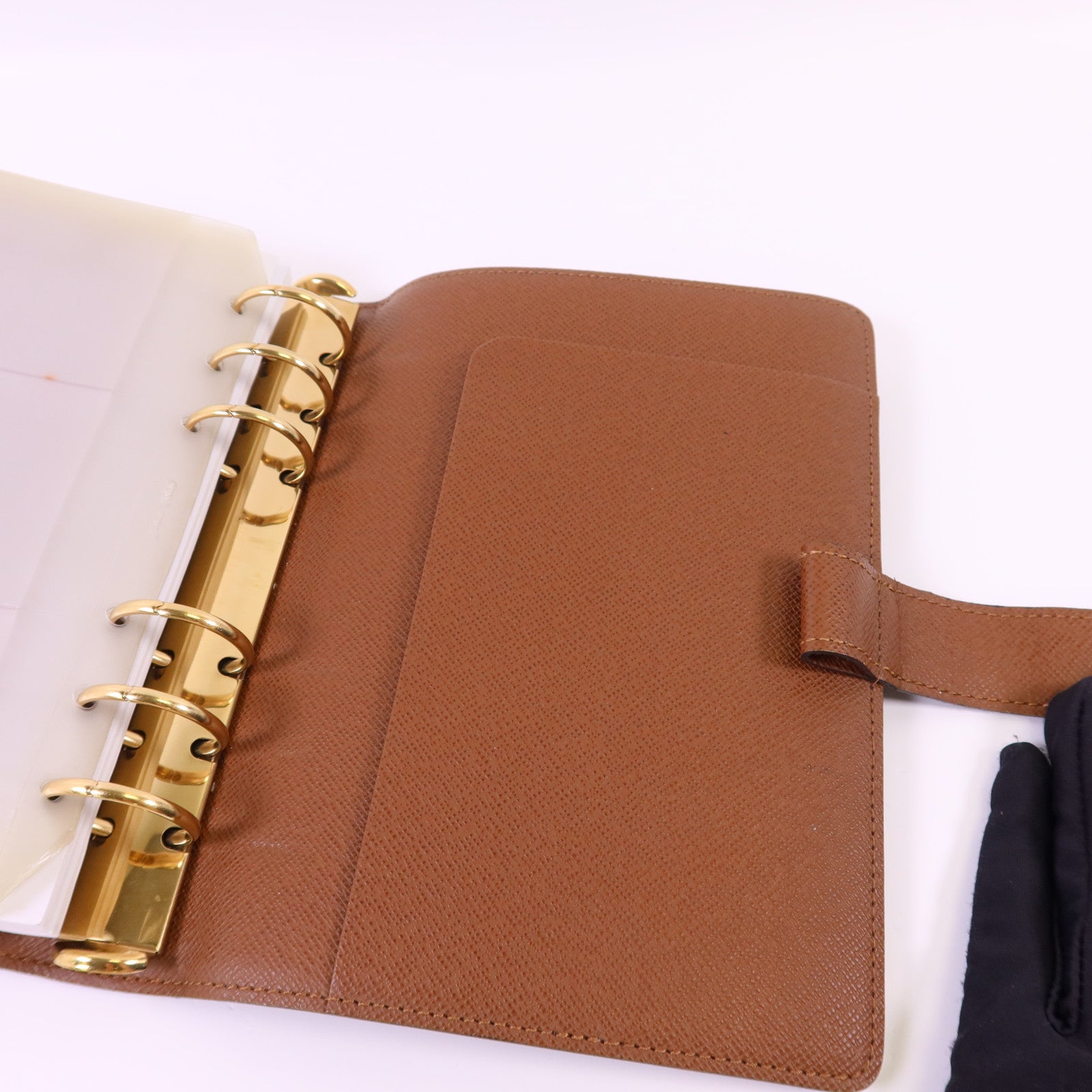 LOUIS VUITTON Monogram Agende MM金扣手帳簿R20105