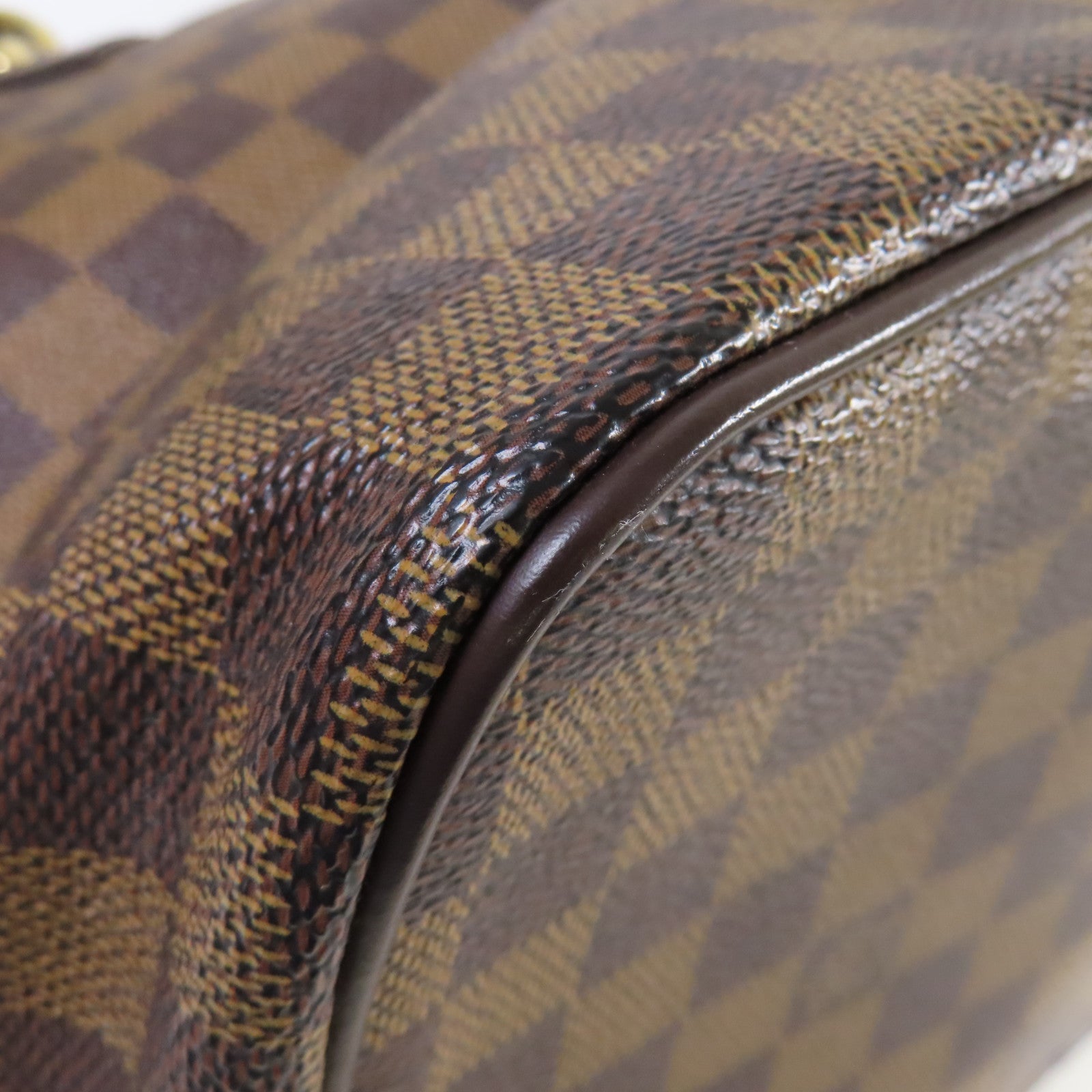 LOUIS VUITTON 【激減優惠】Damier Saleya MM Tote Bag金扣肩背袋啡色