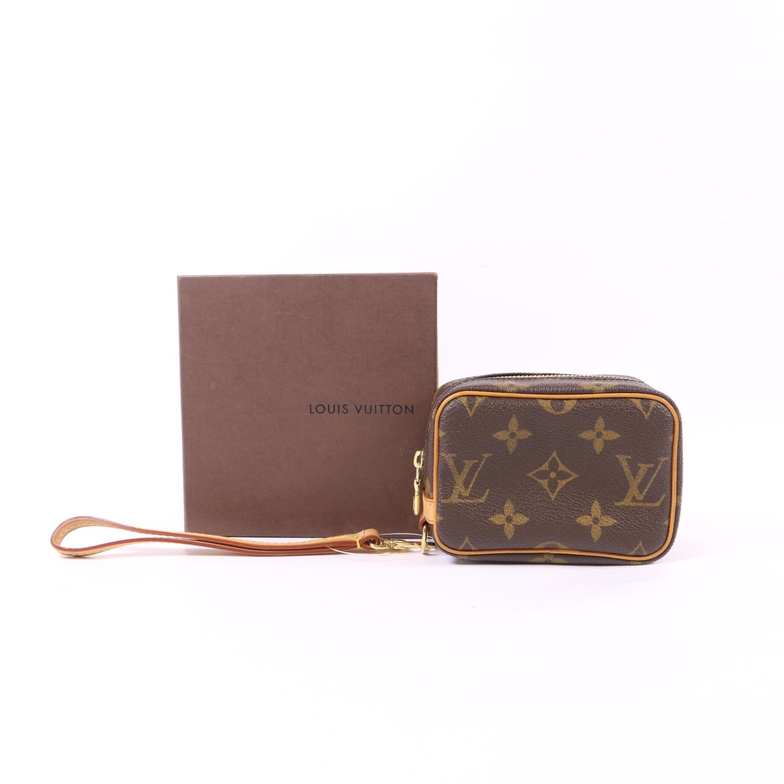 LOUIS VUITTON Monogram Trousse Wapity Pouch金扣手拿包
