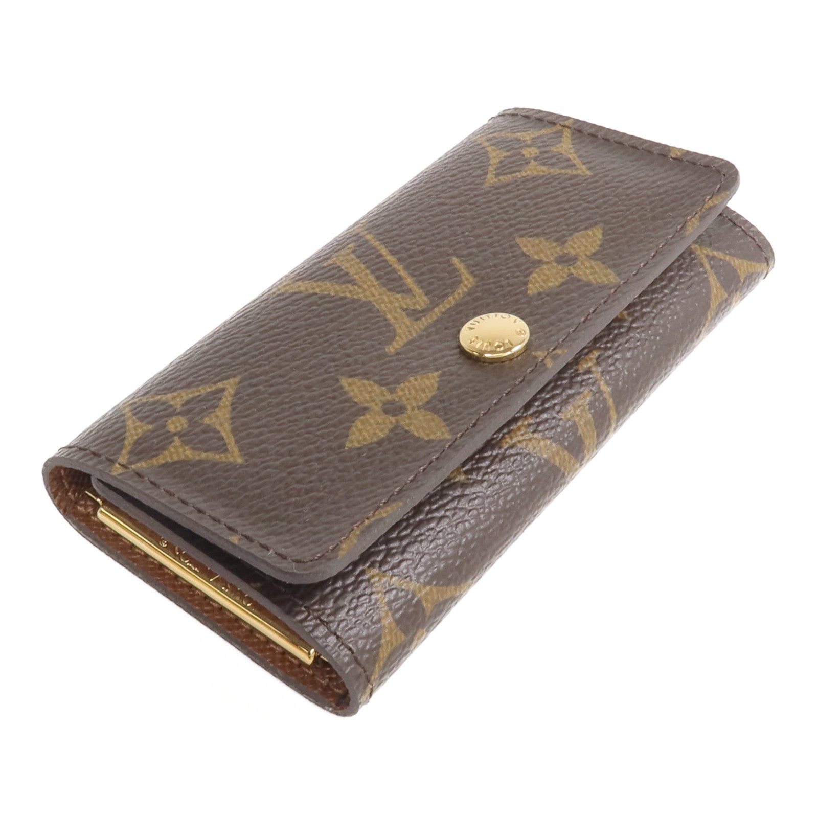 LOUIS VUITTON Monogram Key Holder金扣鎖匙包