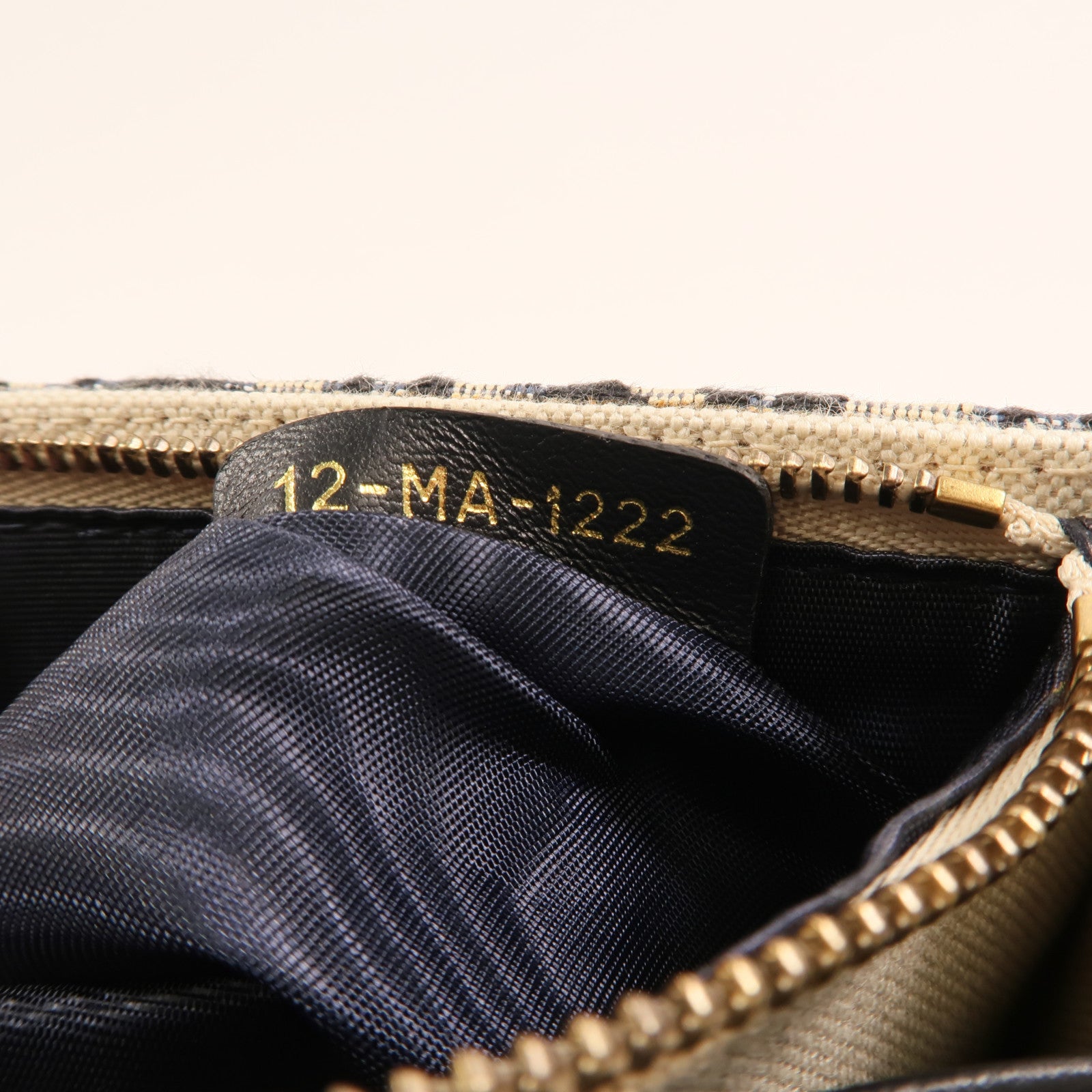 Dior 帆布Oblique Jacquard Saddle Chain Shoulder金扣鏈帶肩背袋