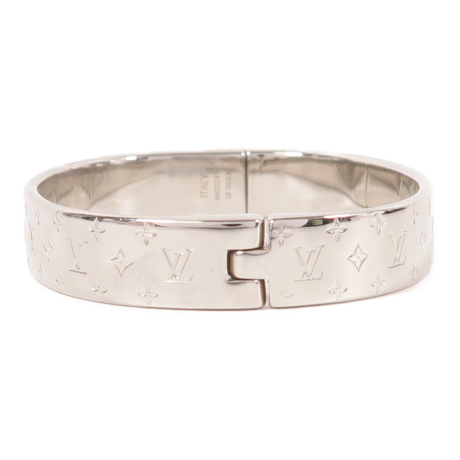 LOUIS VUITTON 金屬Nanogram Cuff手鐲