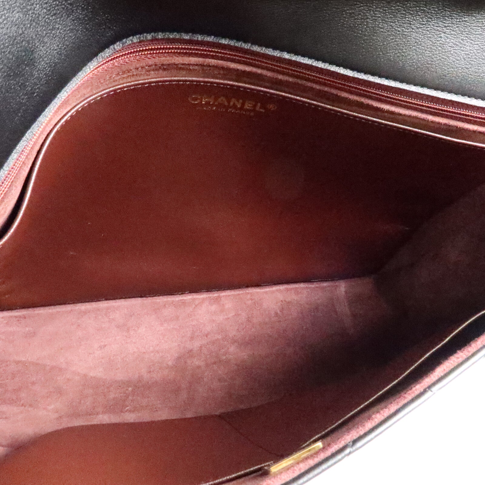 CHANEL 羊皮皮革Maxi Flap Bag手挽肩背兩用袋