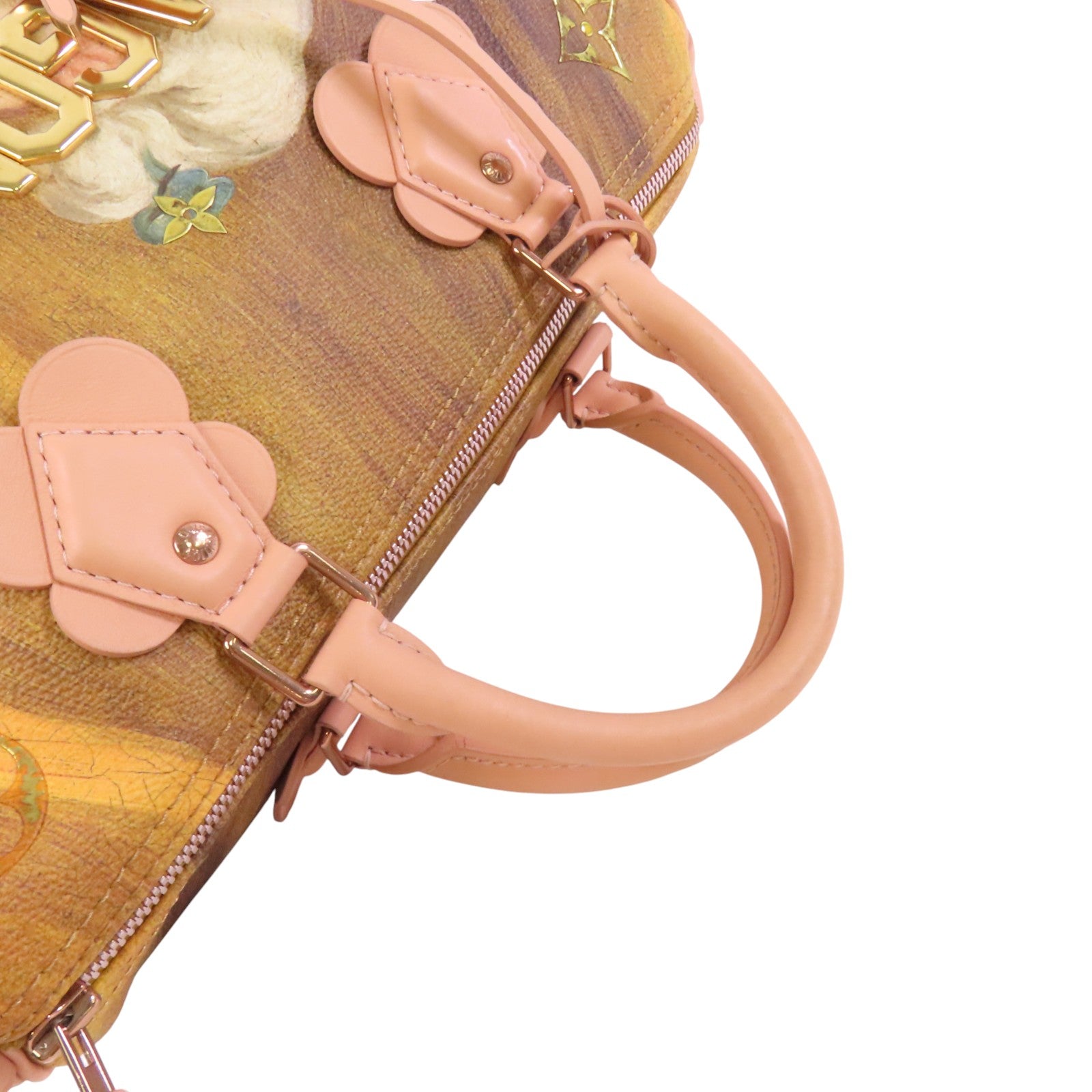 LOUIS VUITTON Calf Paintingp Fragonard Speedy 30金扣手挽袋