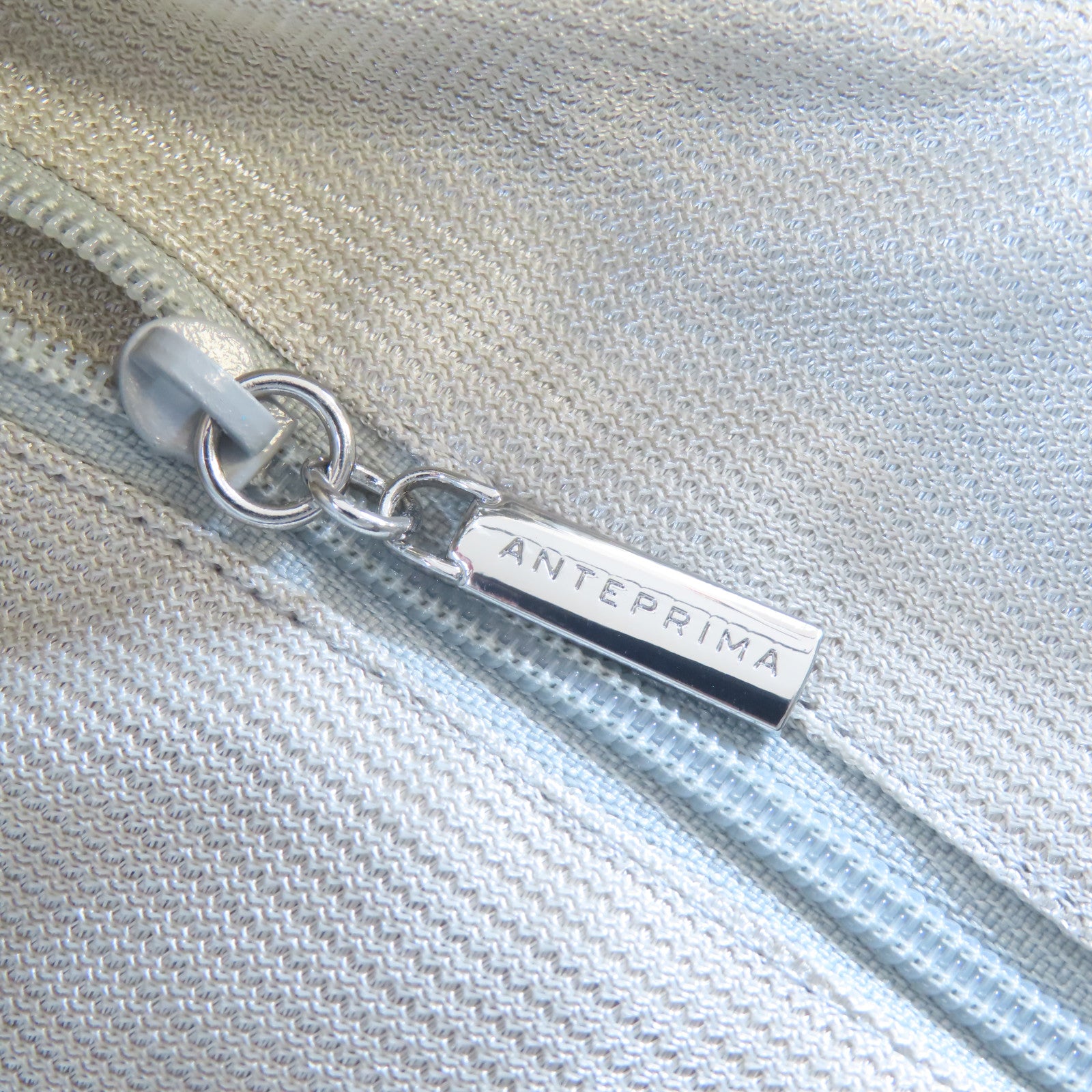 ANTEPRIMA PVC Chain Shoulder Bag銀扣鏈帶肩背袋銀色